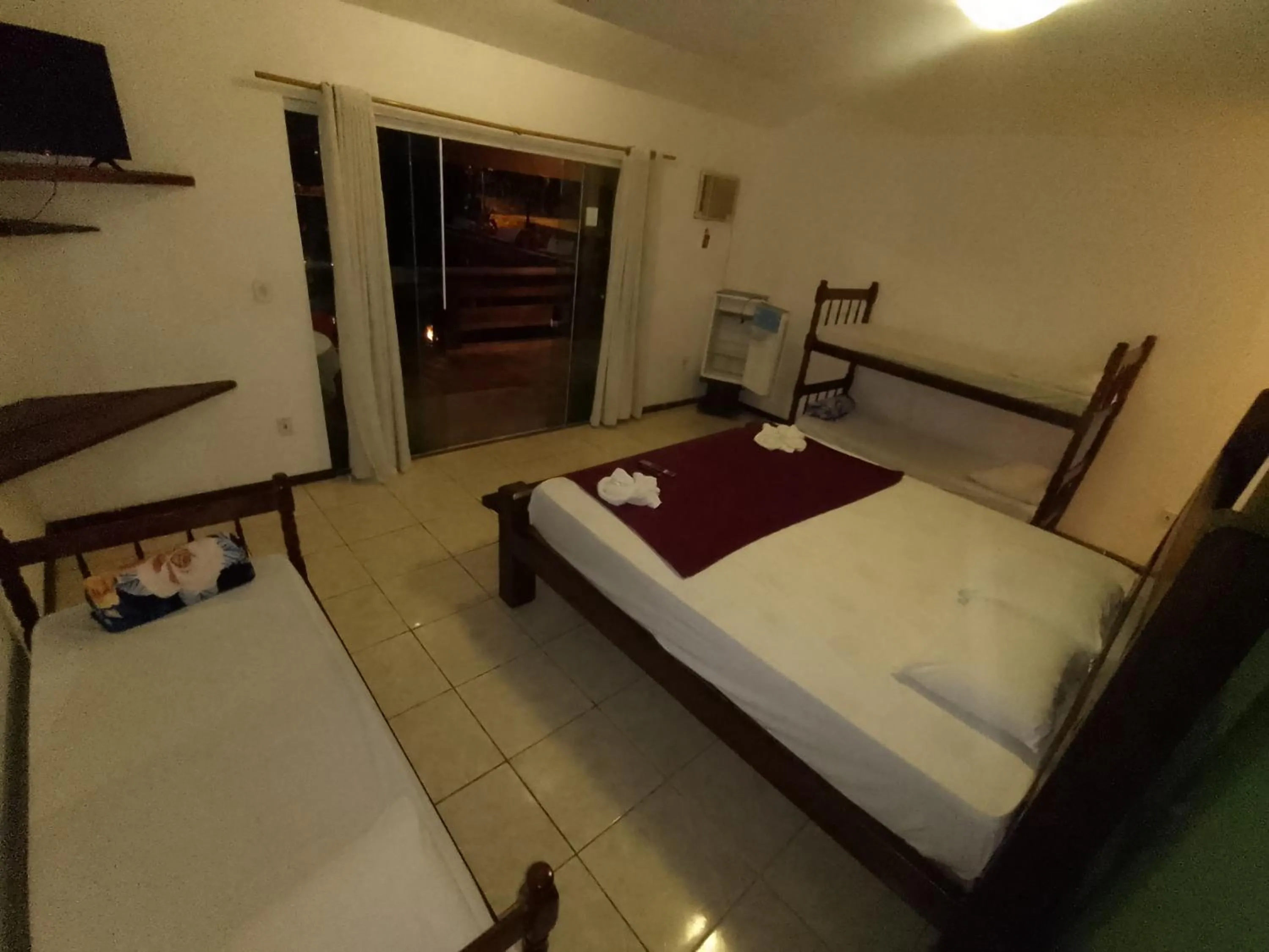 Bed in Pousada Rancho Texas Ubatuba