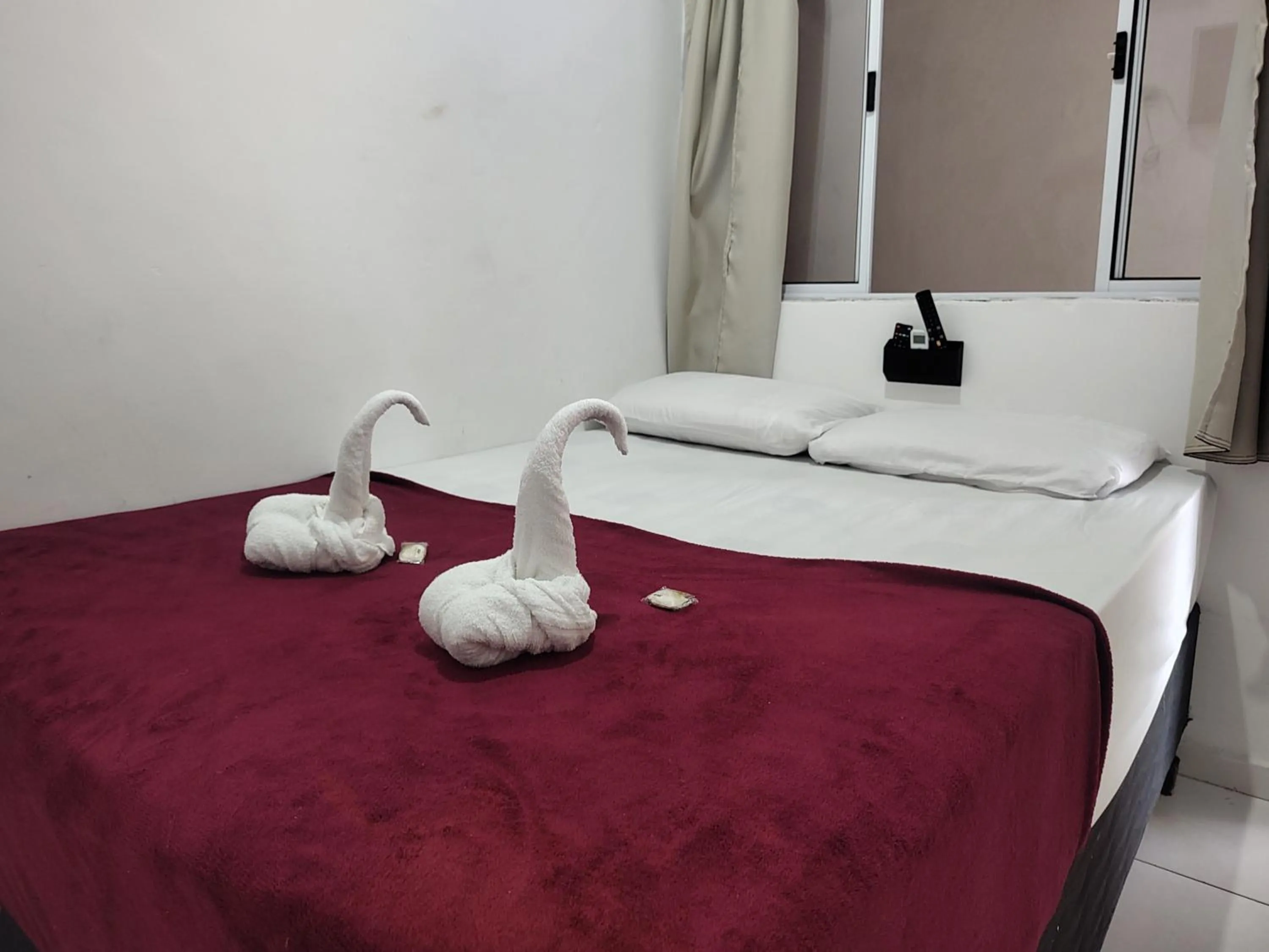 Bed in Pousada Rancho Texas Ubatuba