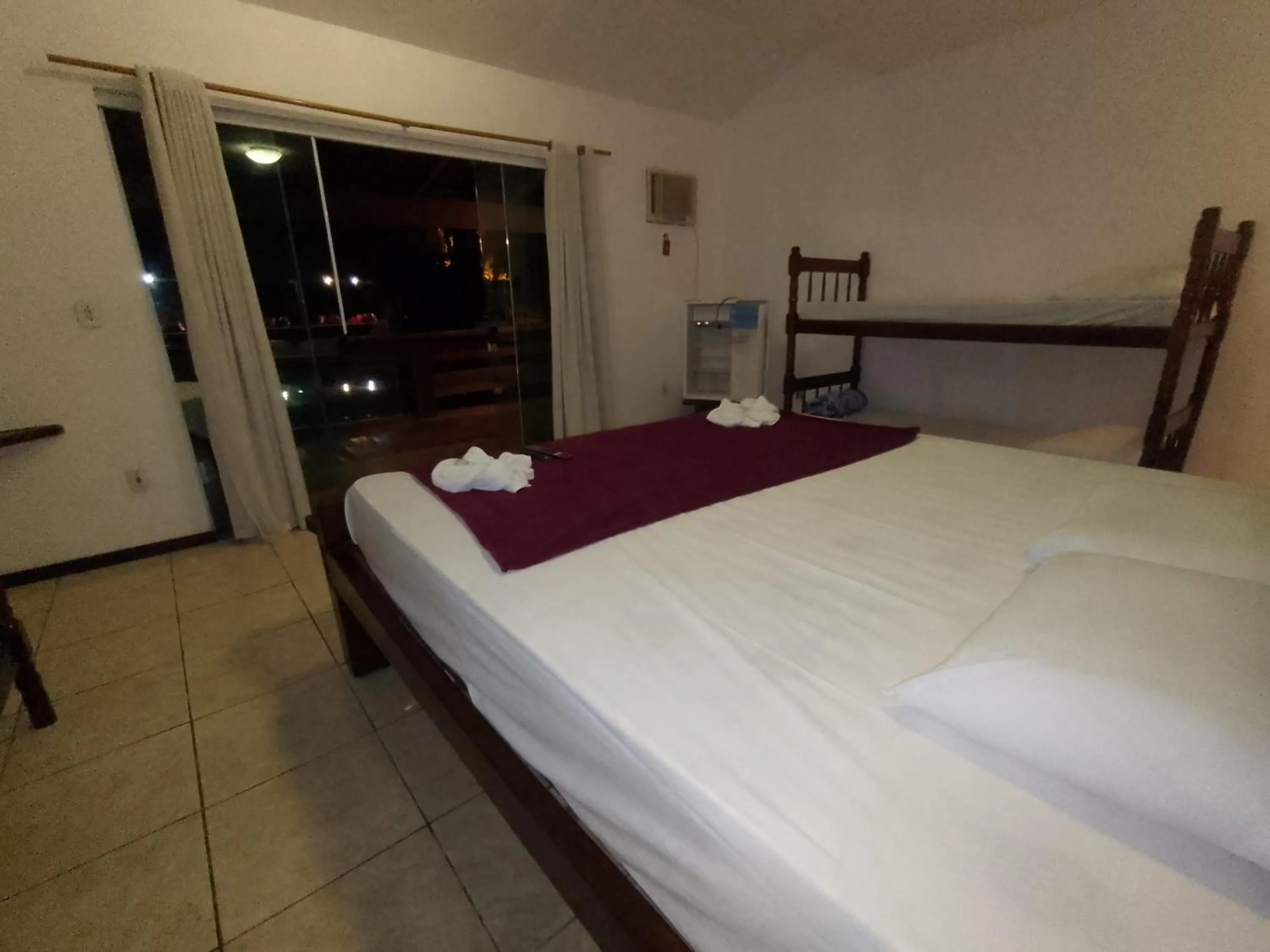 Bed in Pousada Rancho Texas Ubatuba