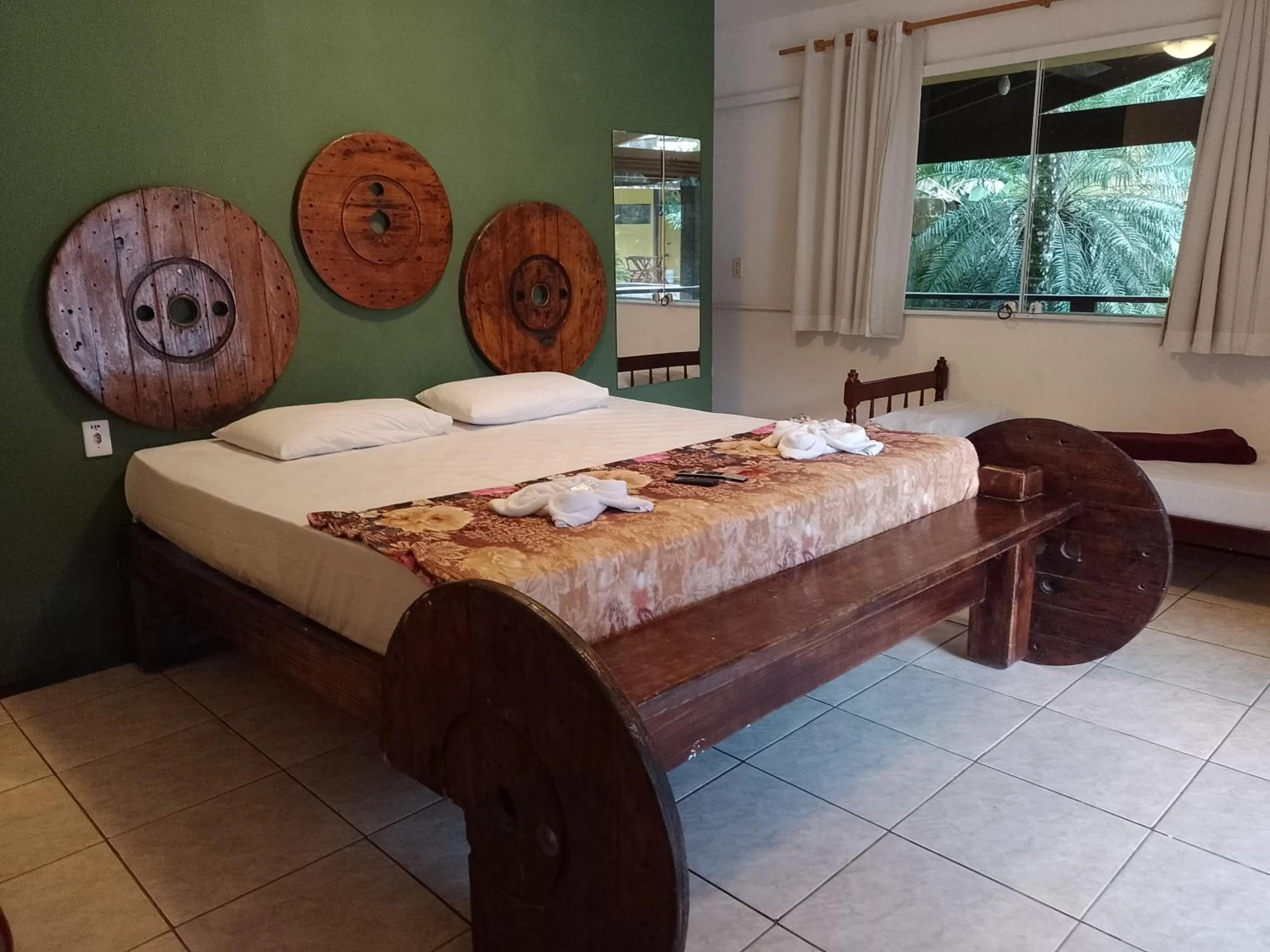 Bed in Pousada Rancho Texas Ubatuba