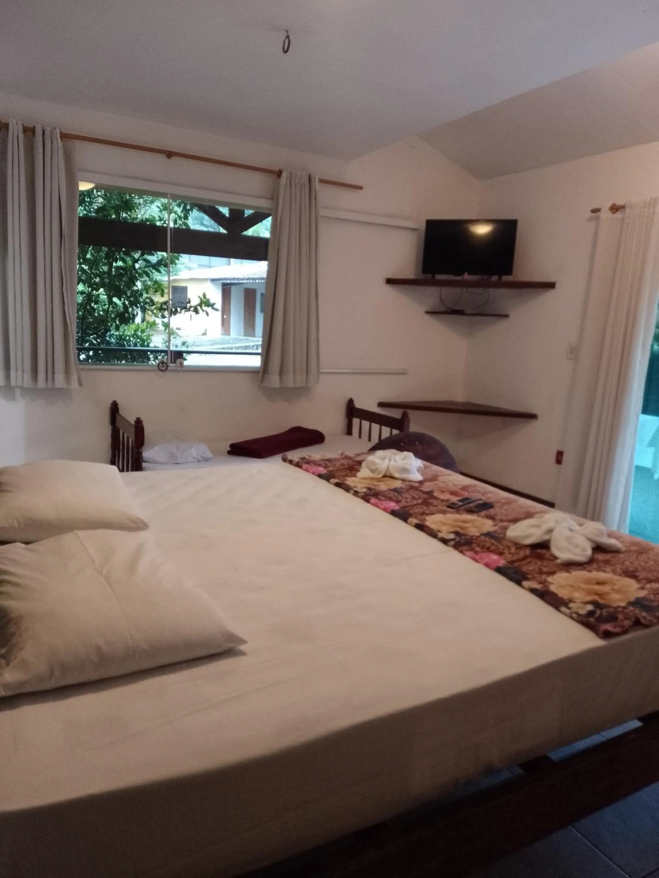Bed in Pousada Rancho Texas Ubatuba