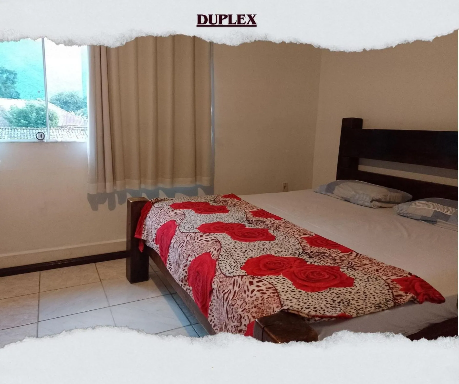 Bed in Pousada Rancho Texas Ubatuba