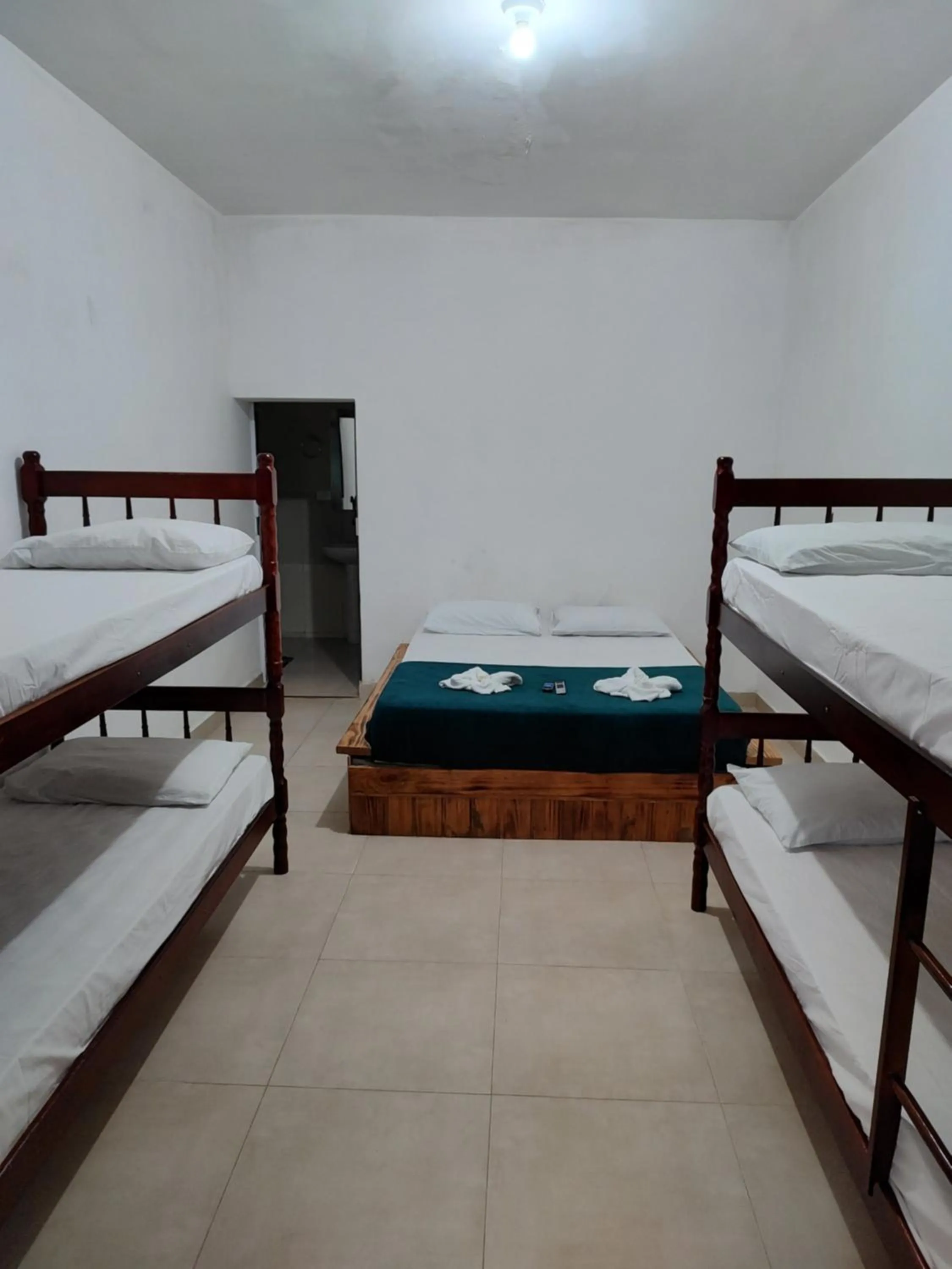 Bed in Pousada Rancho Texas Ubatuba