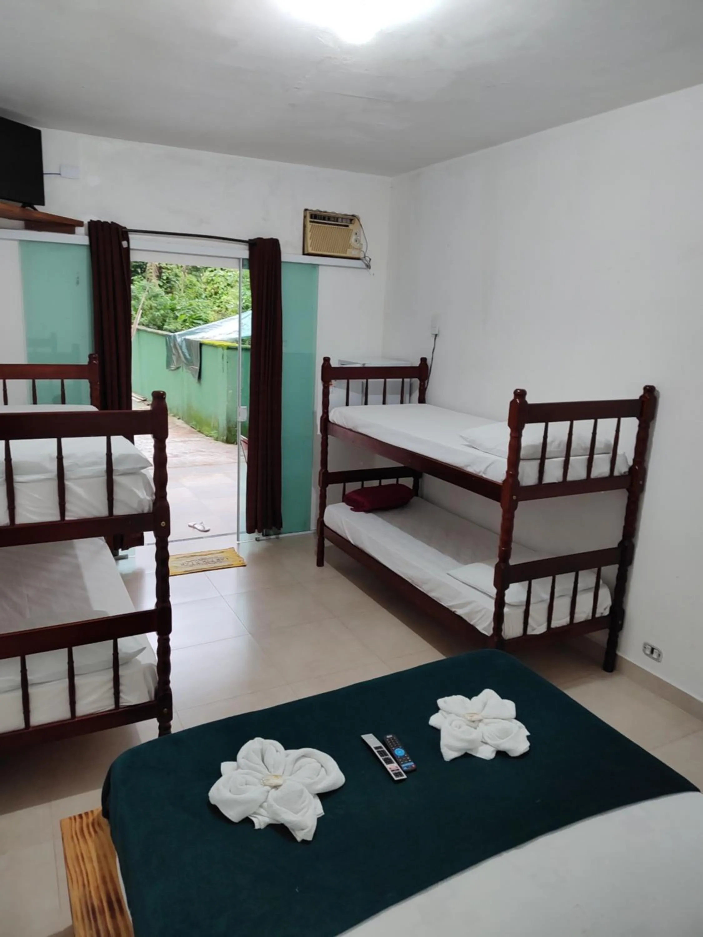 Bed in Pousada Rancho Texas Ubatuba
