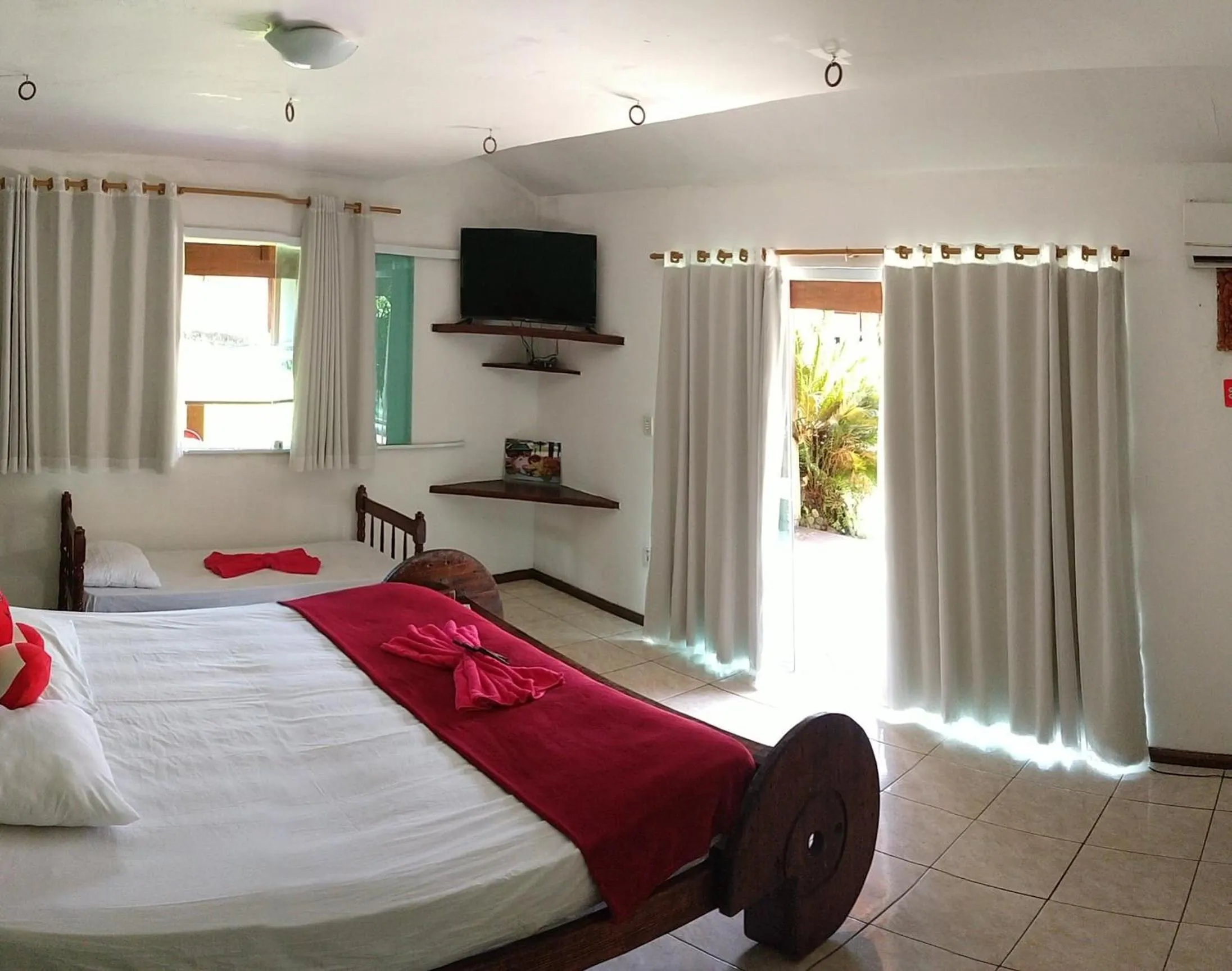 Bed in Pousada Rancho Texas Ubatuba