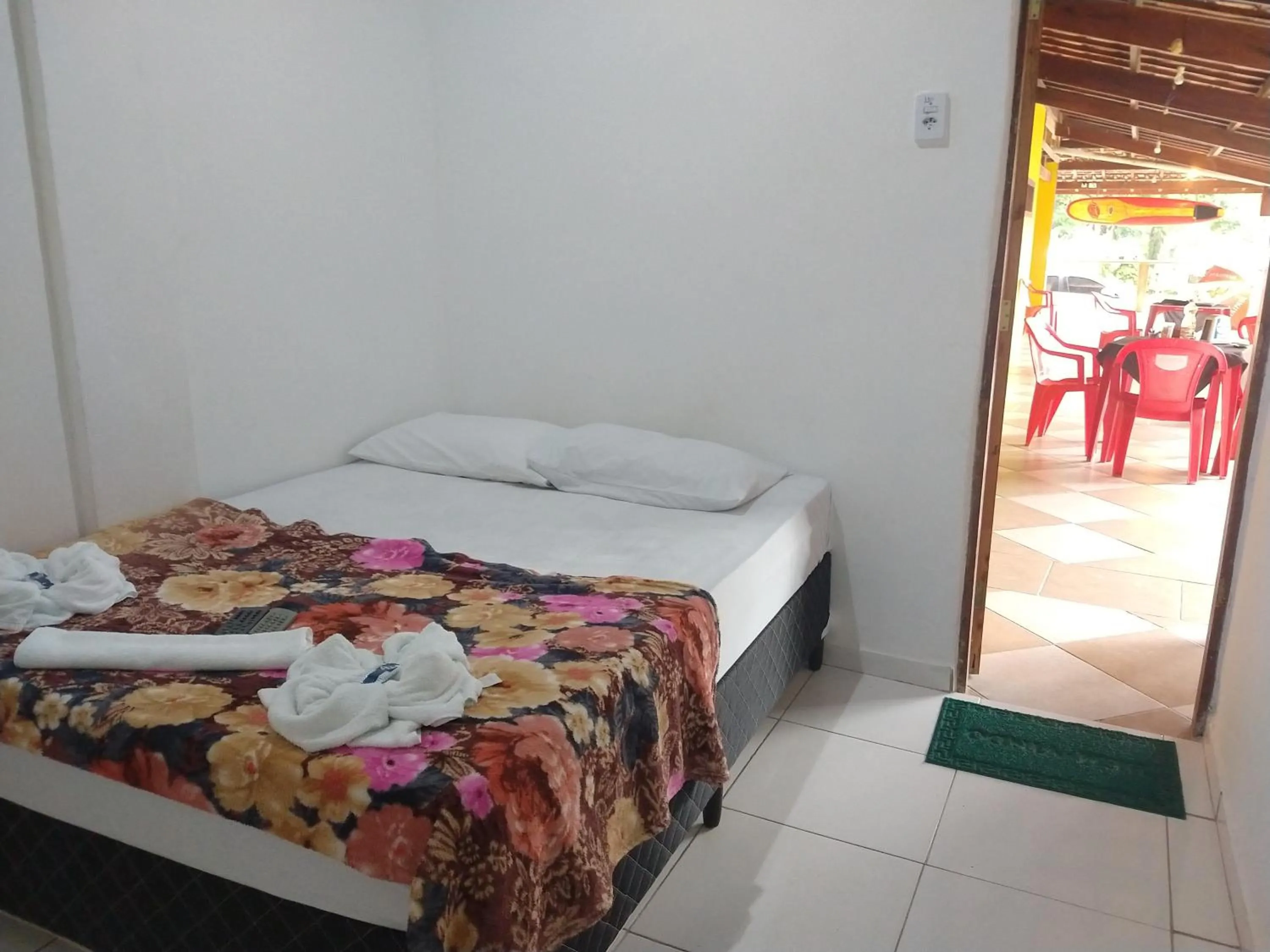 Bed in Pousada Rancho Texas Ubatuba