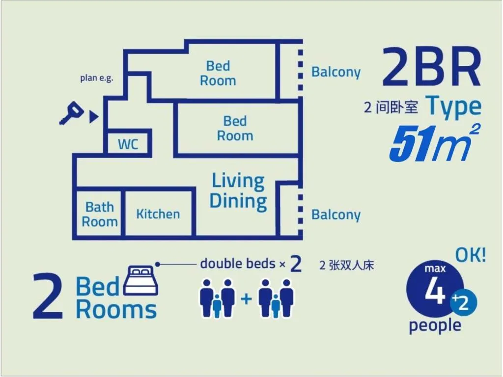 Floor plan in PINN-N4E2Ⅰ