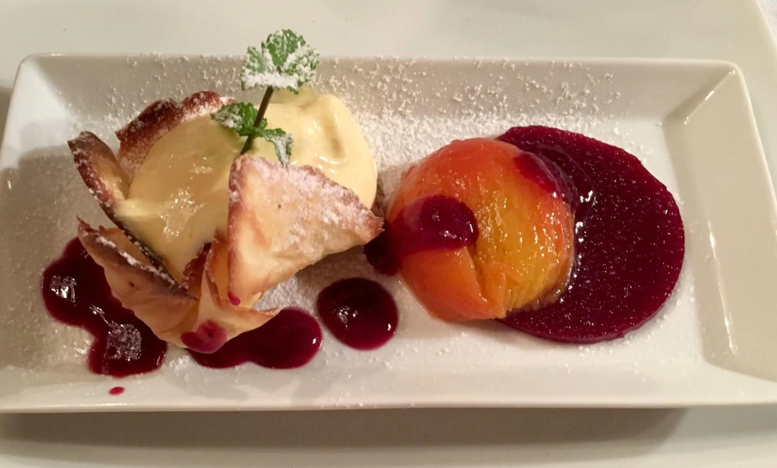 Food and drinks in La Maison au Puits