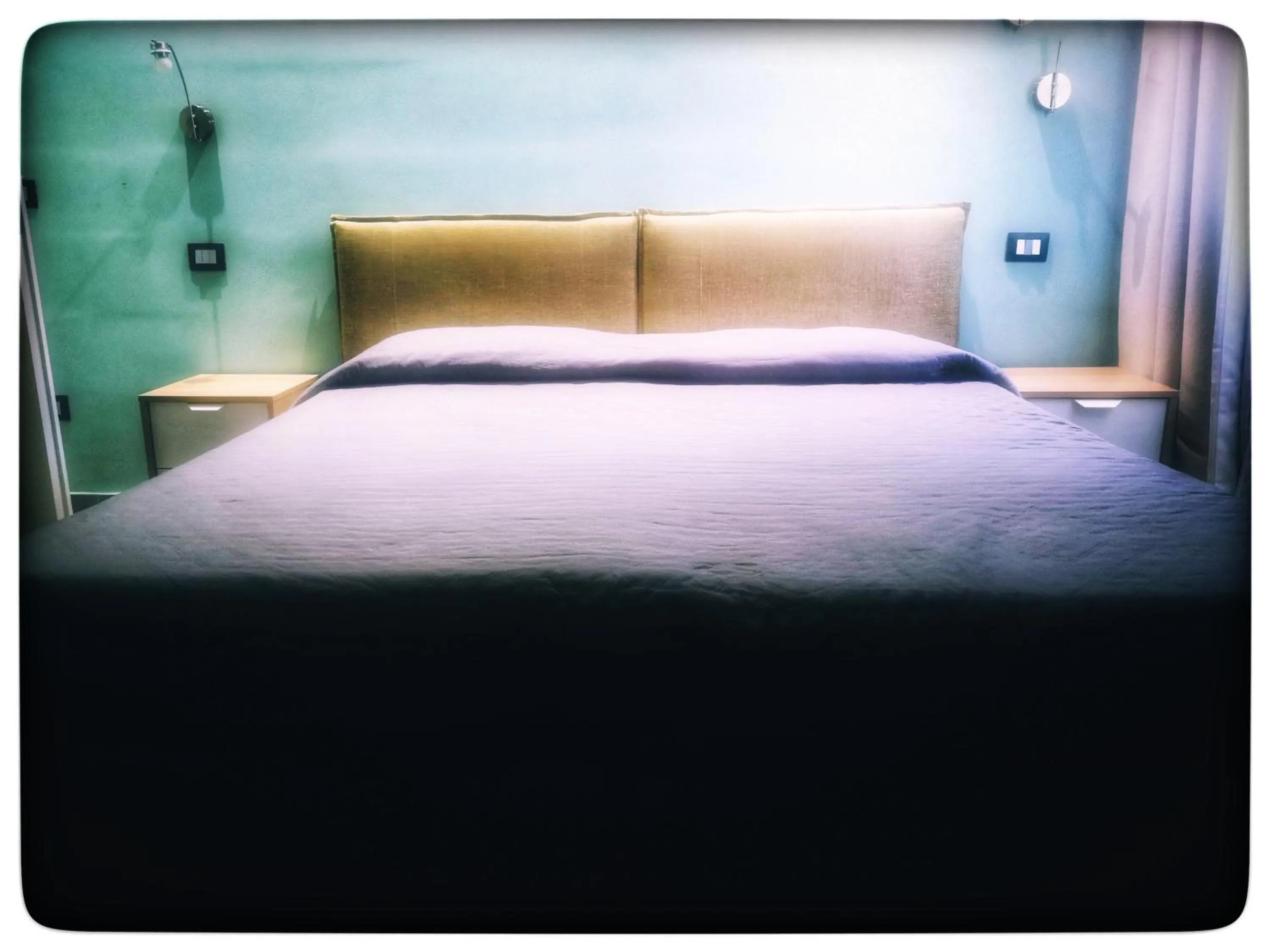 Bed in Hotel La Cavalera