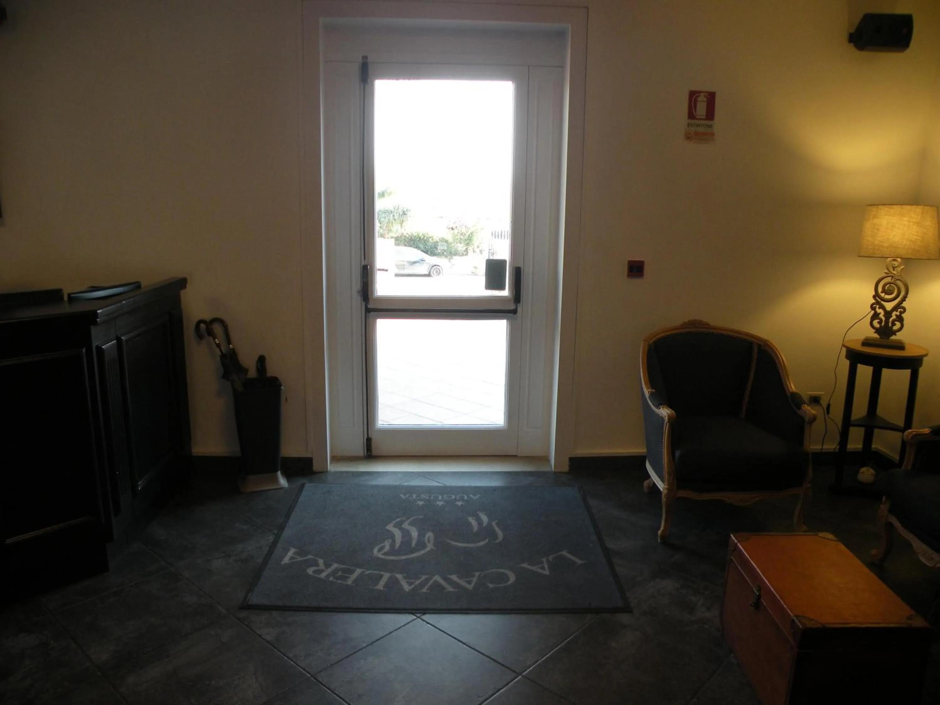 Lobby or reception in Hotel La Cavalera