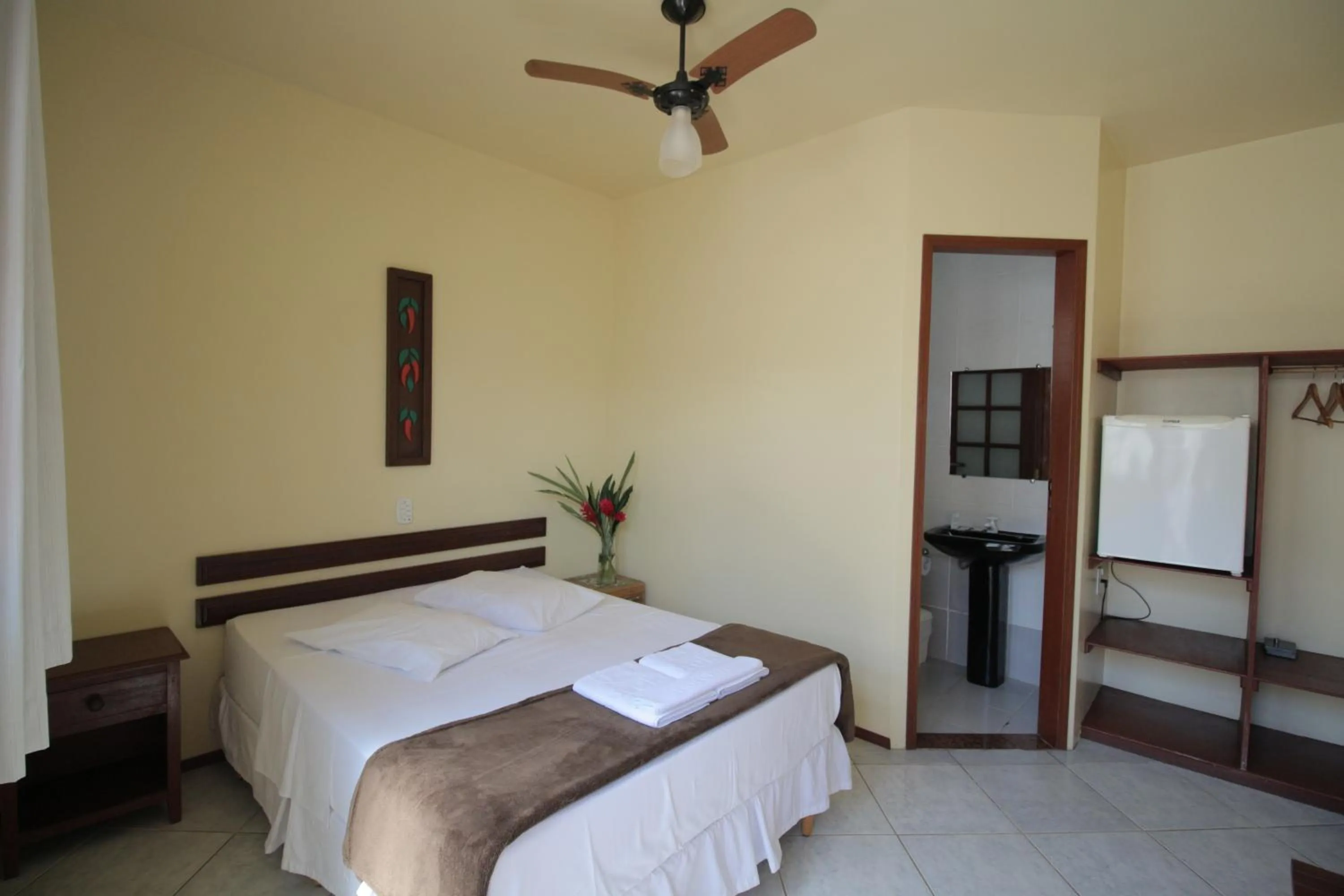 Bed in HOTELARE Hotel Brunello