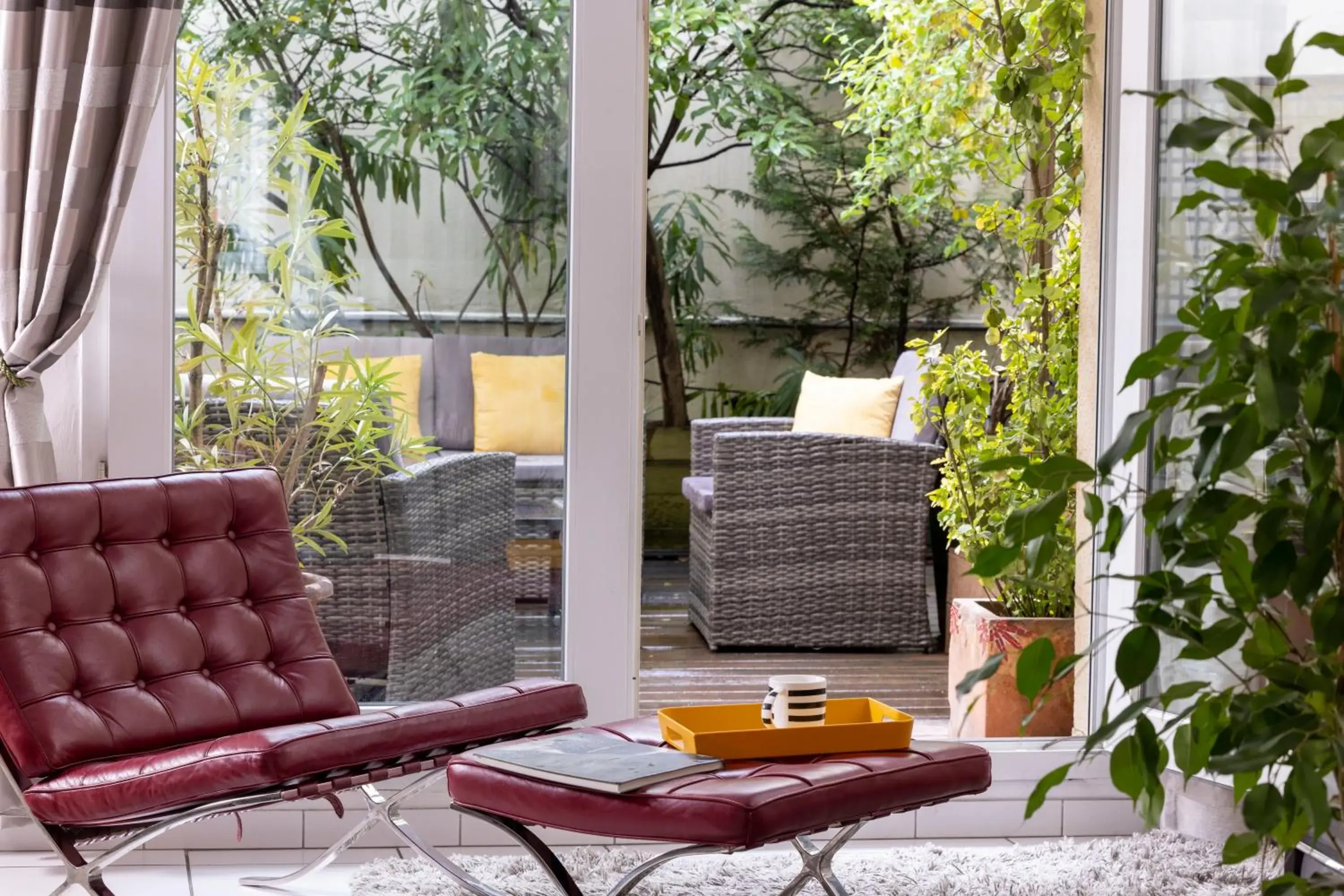 Garden view in Maison Lavaud Garden view in Maison Lavaud