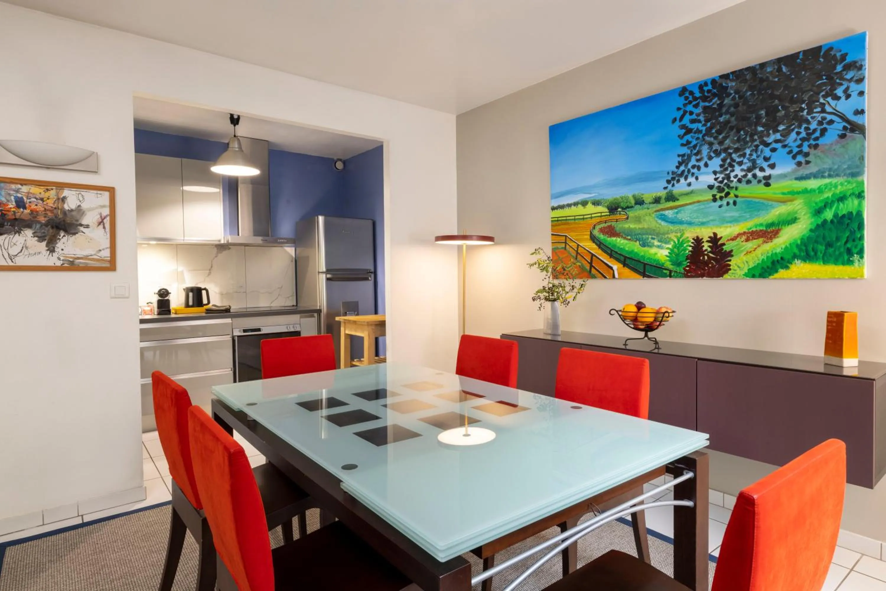 Dining area in Maison Lavaud