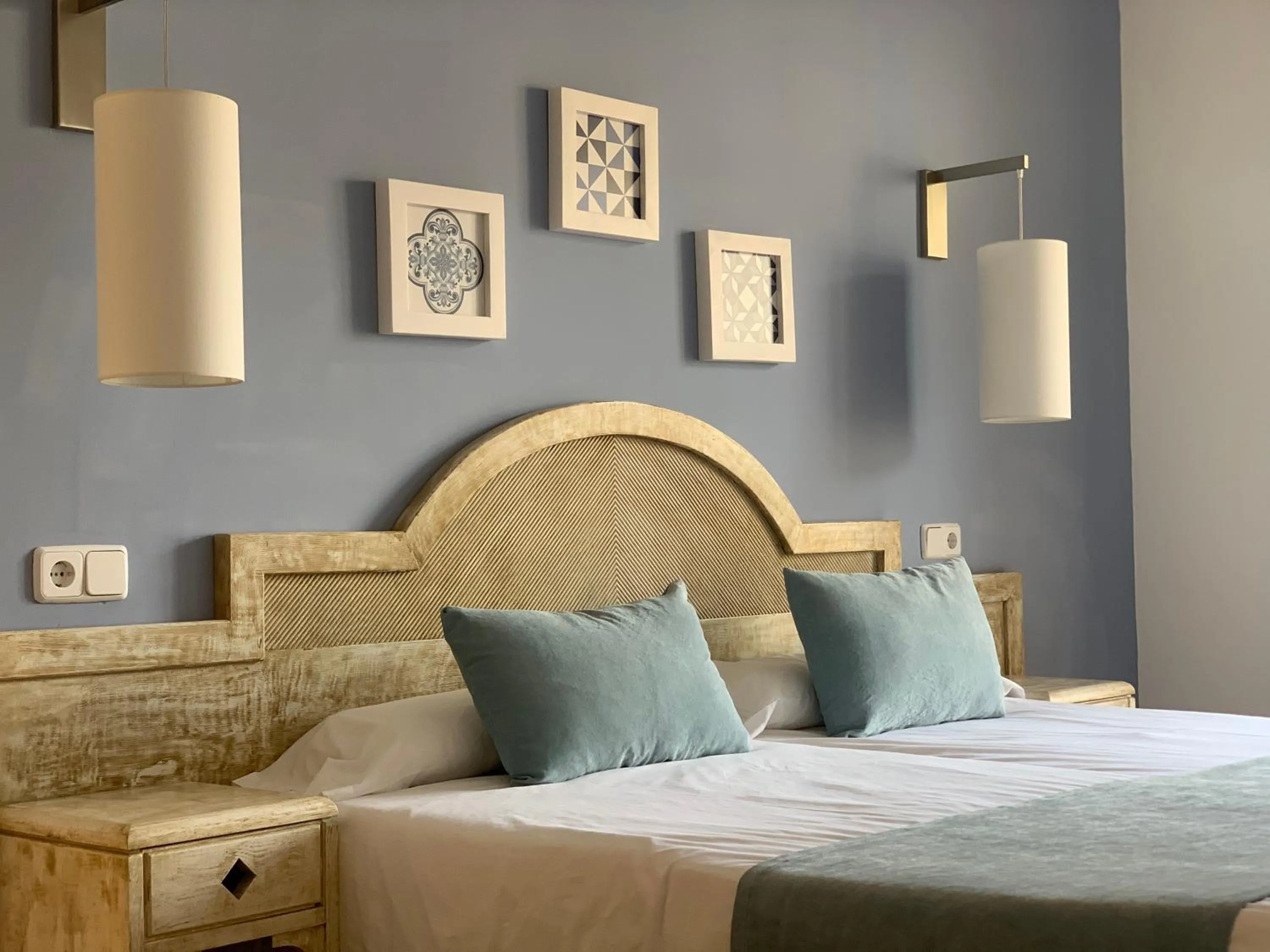 Bed in Hostal HPC Porto Colom