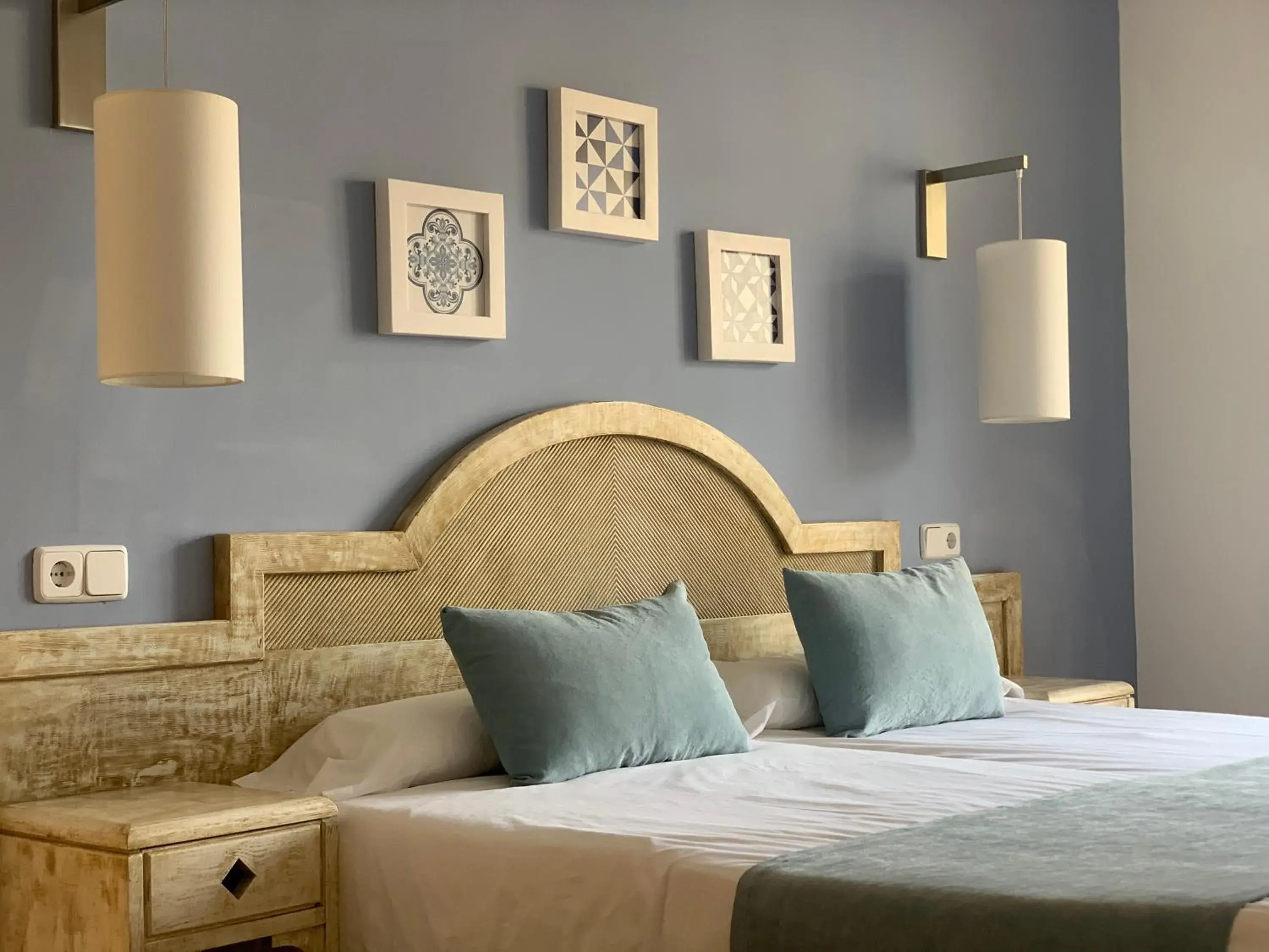 Bed in Hostal HPC Porto Colom Bed in Hostal HPC Porto Colom