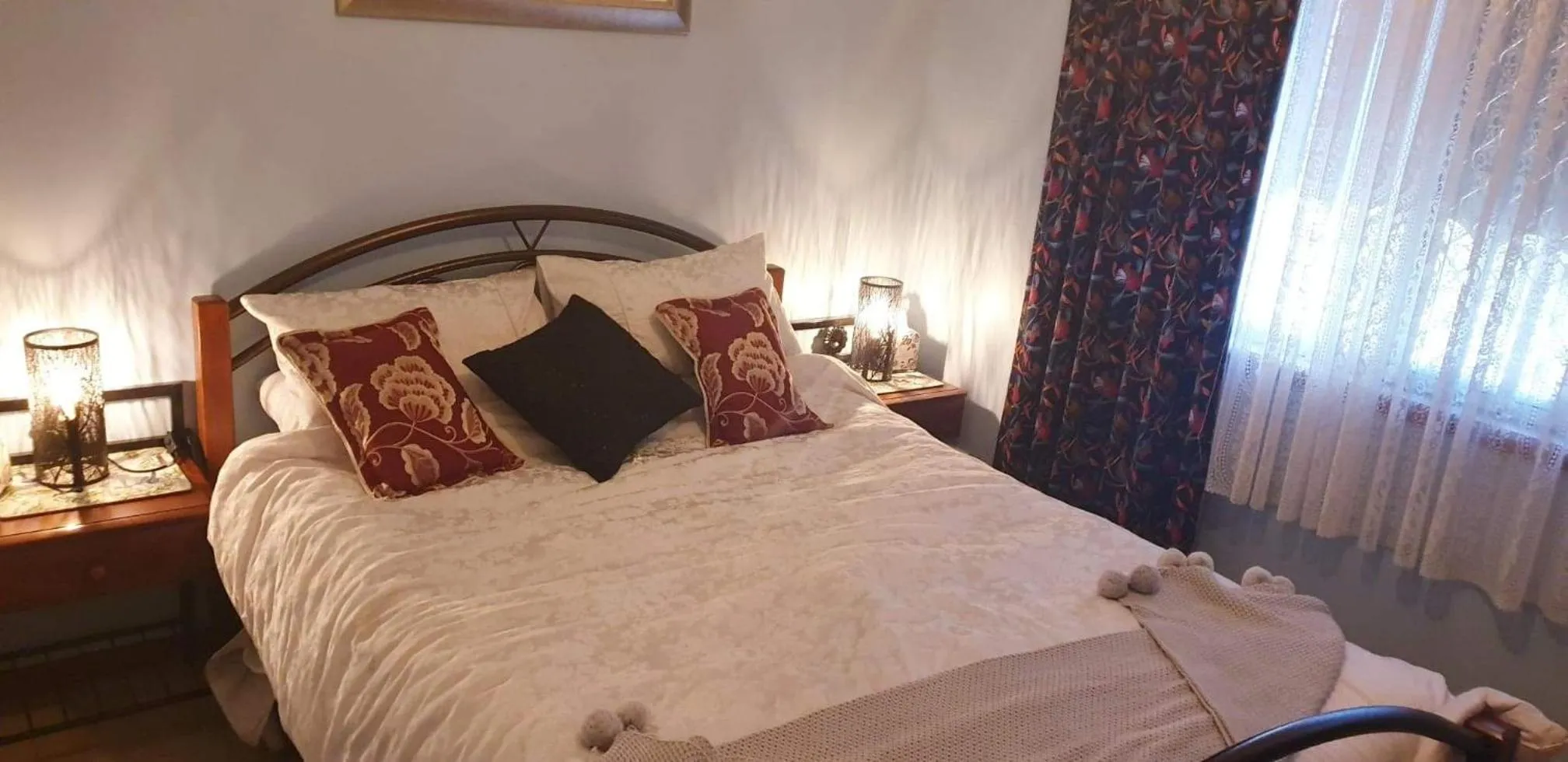 Bed in York's Lookout Lodge Bed And Breakfast