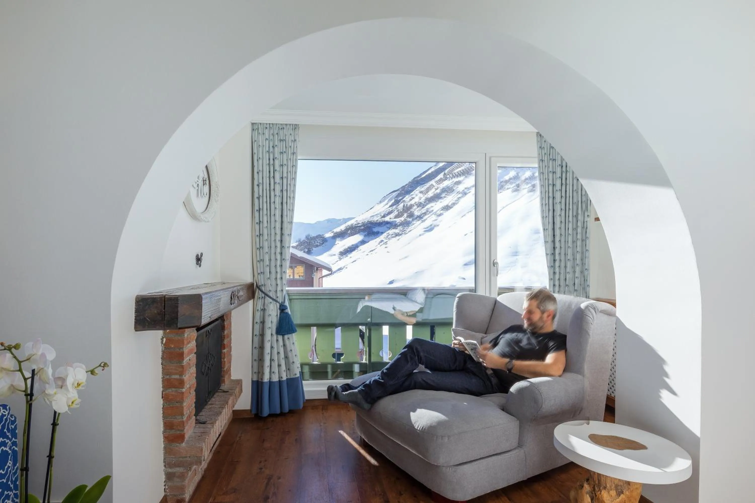 Mountain view in Hotel Albona Nova