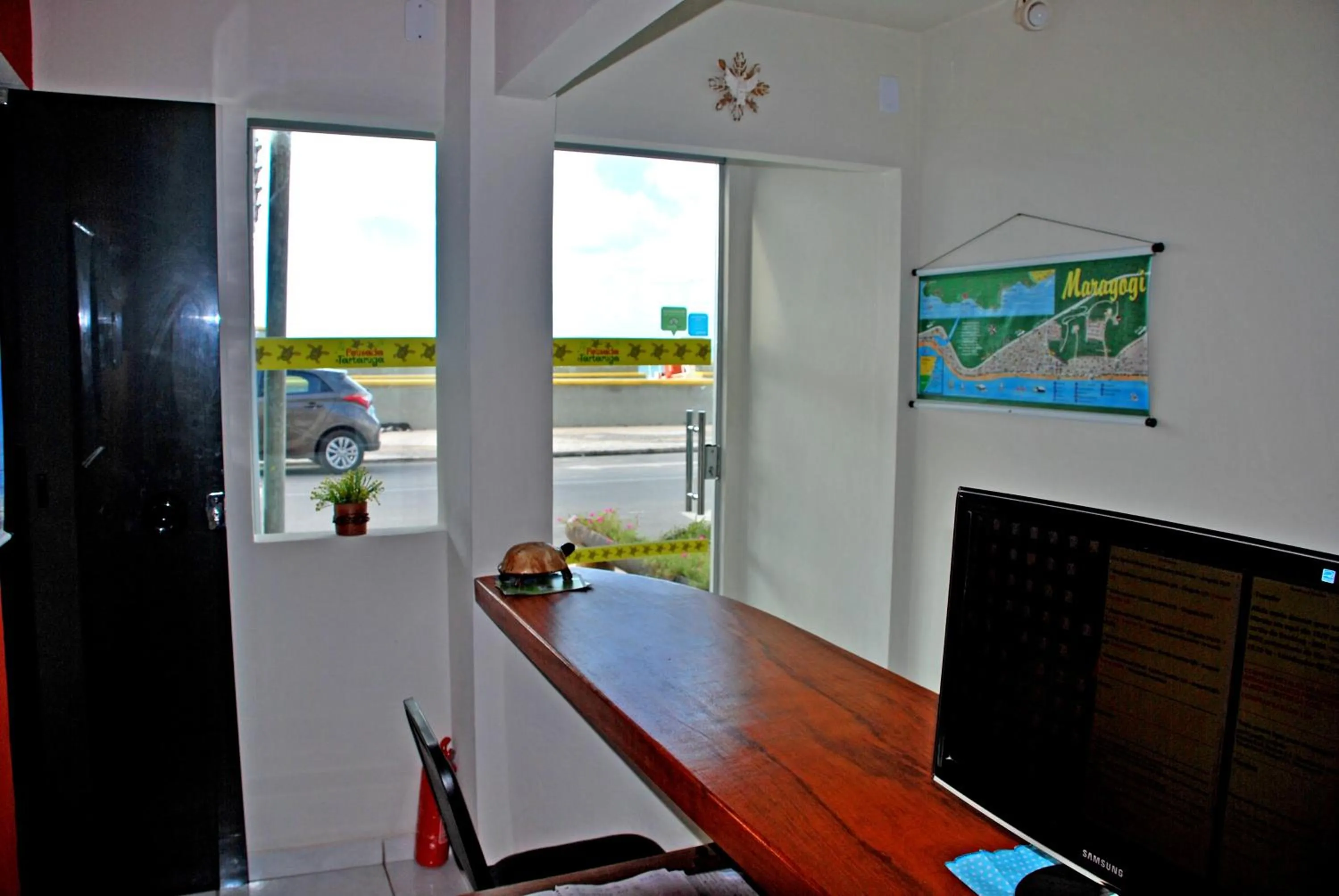 Lobby or reception in Pousada Tartaruga