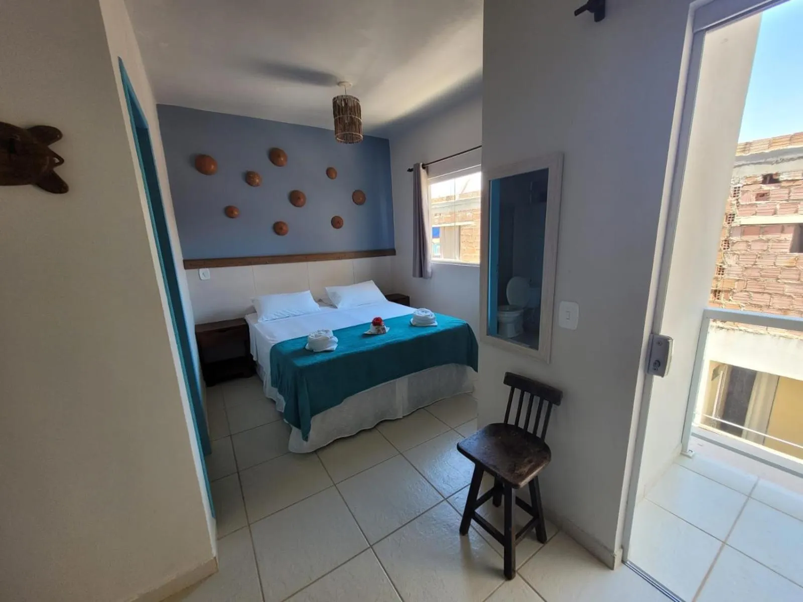 Bedroom, Bed in Pousada Tartaruga