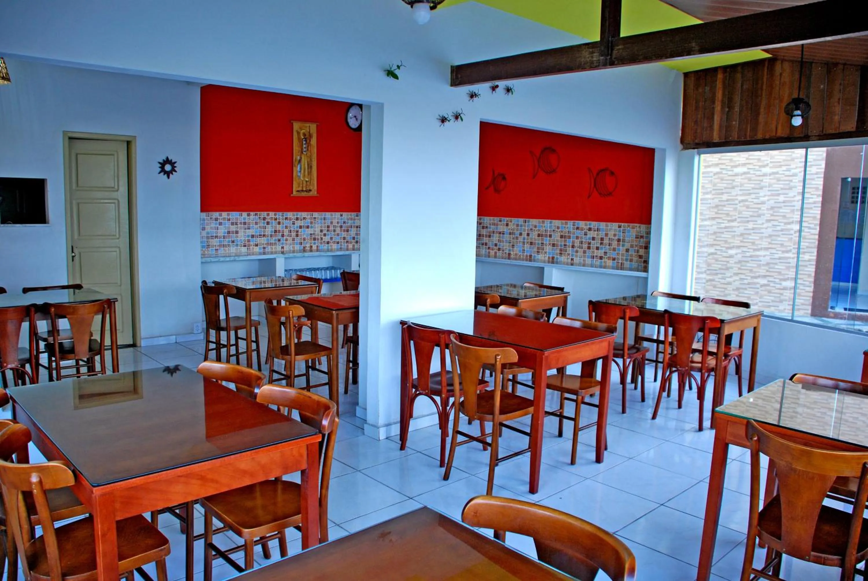Dining area in Pousada Tartaruga