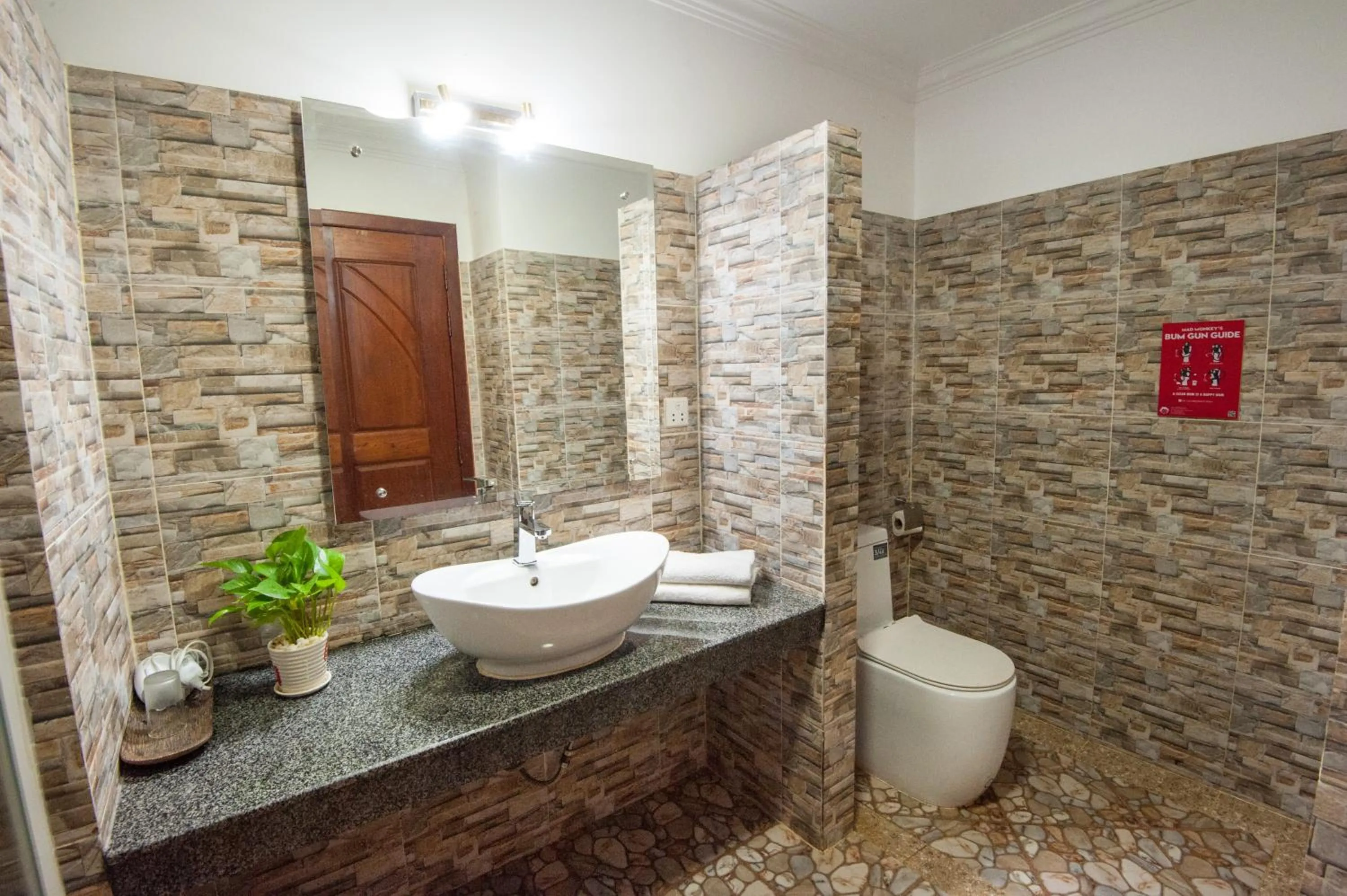 Bathroom in Mad Monkey Hostel Siem Reap