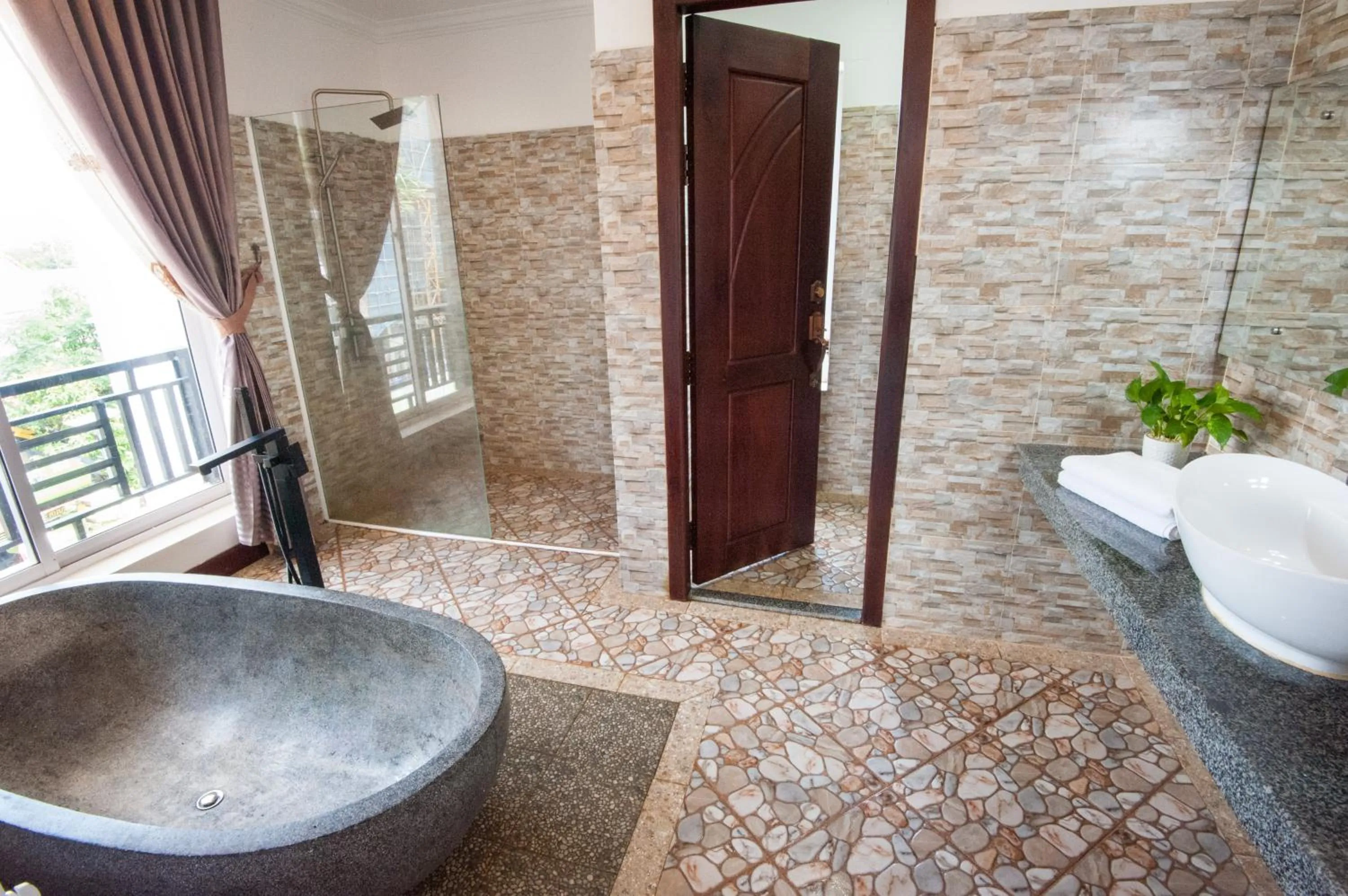 Bathroom in Mad Monkey Hostel Siem Reap