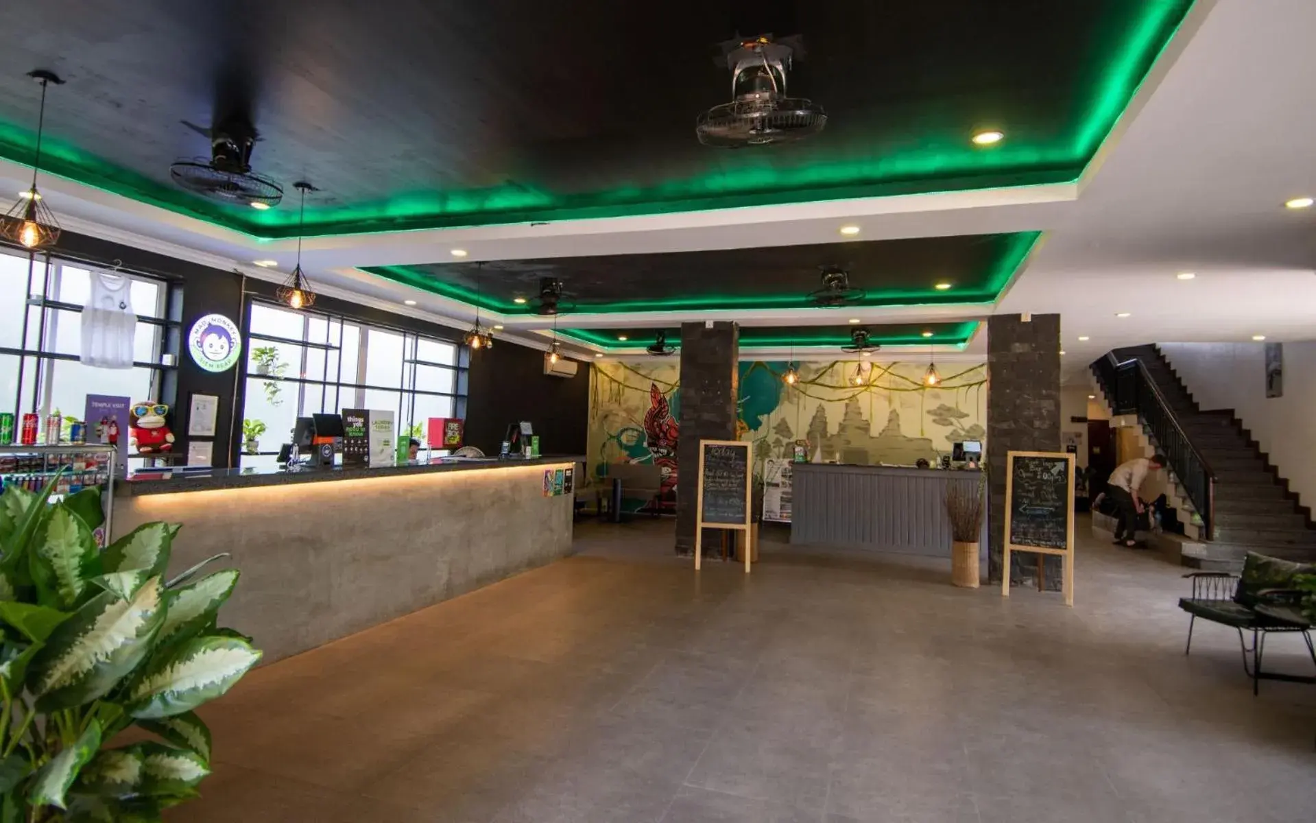 Lobby or reception in Mad Monkey Hostel Siem Reap Lobby or reception in Mad Monkey Hostel Siem Reap
