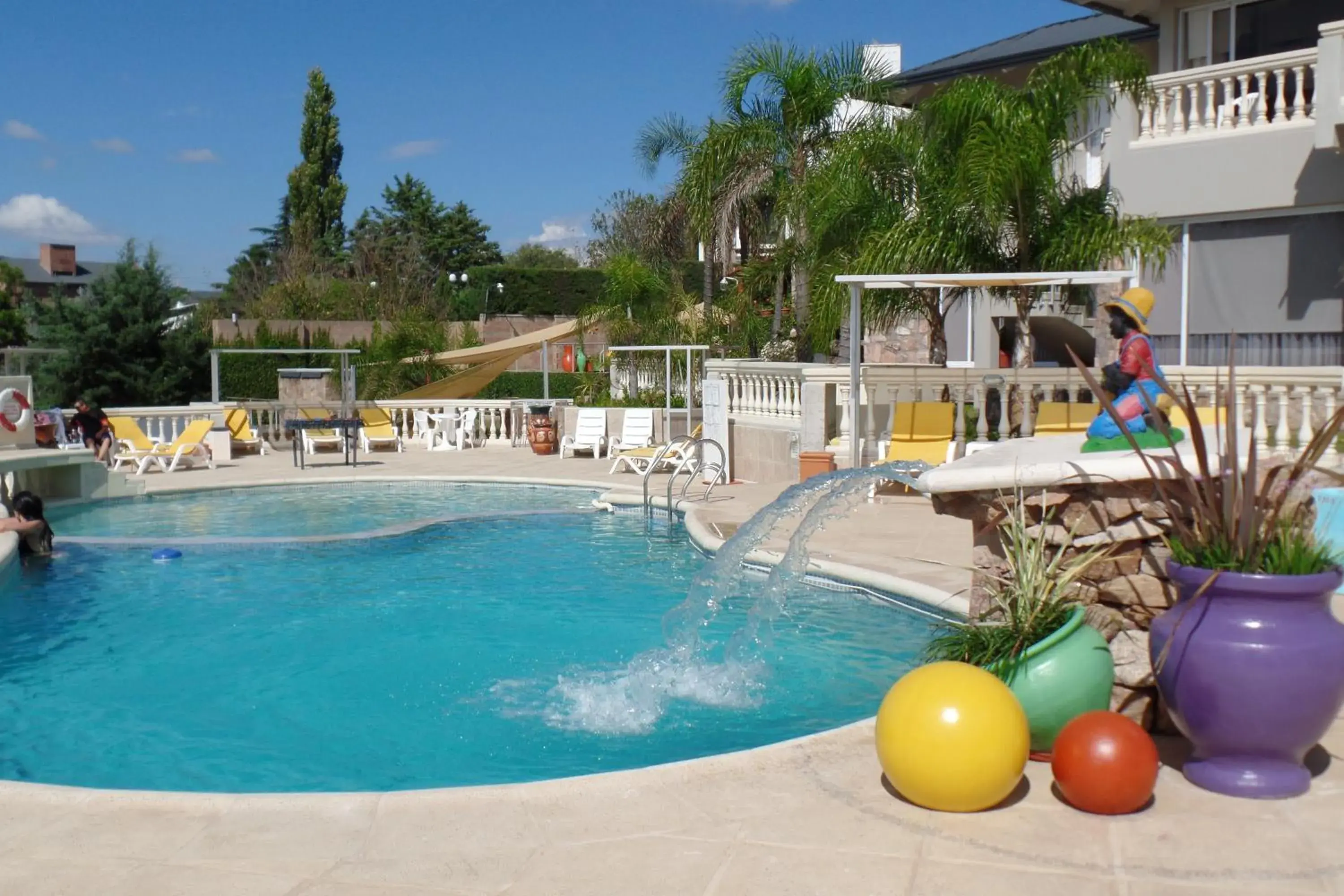 Solarium, Swimming Pool in Villa La Font Apart Hotel & Spa