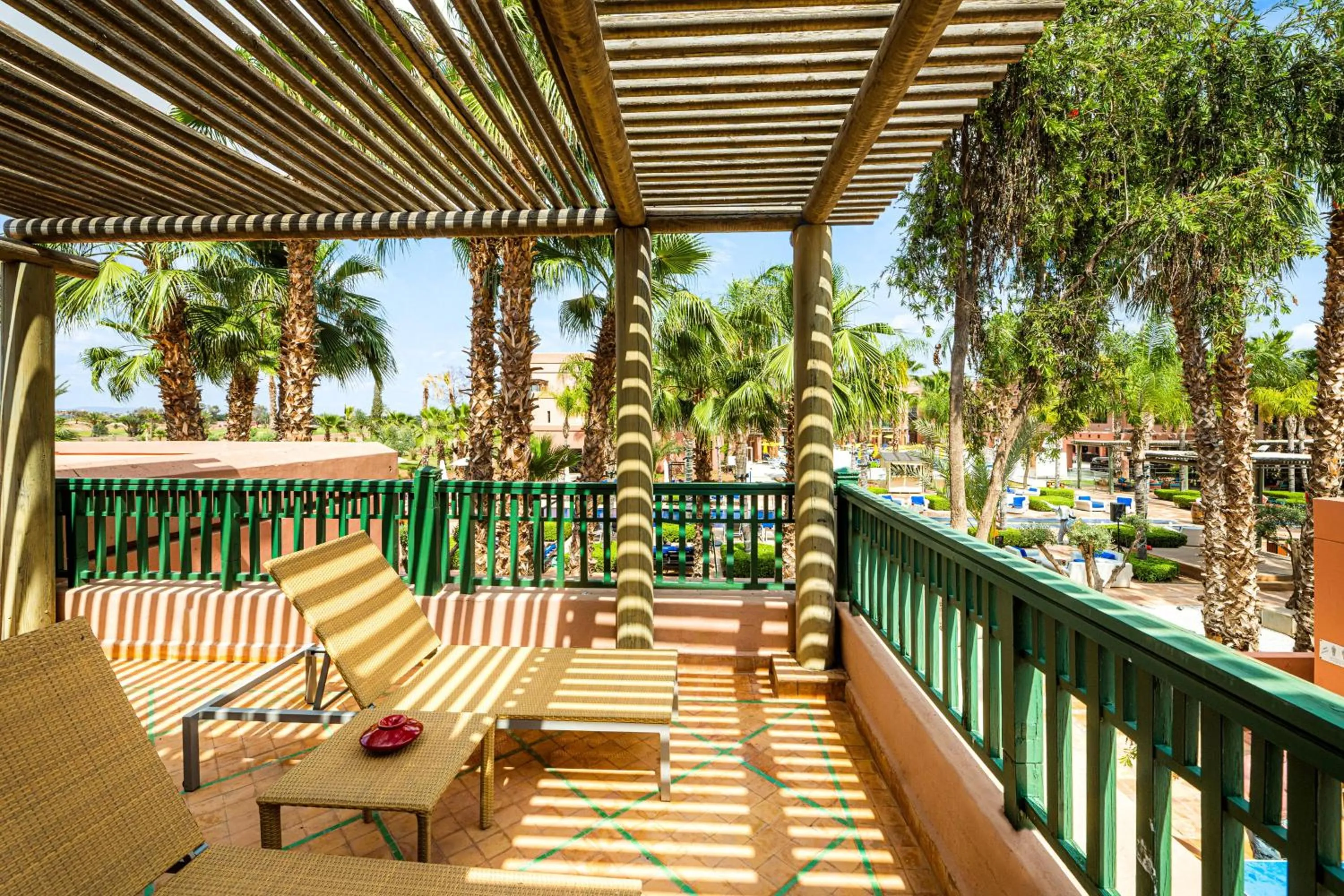 Balcony/Terrace in Pickalbatros Hôtel Du Golf - Adults Friendly 16 Years Plus- All-Inclusive
