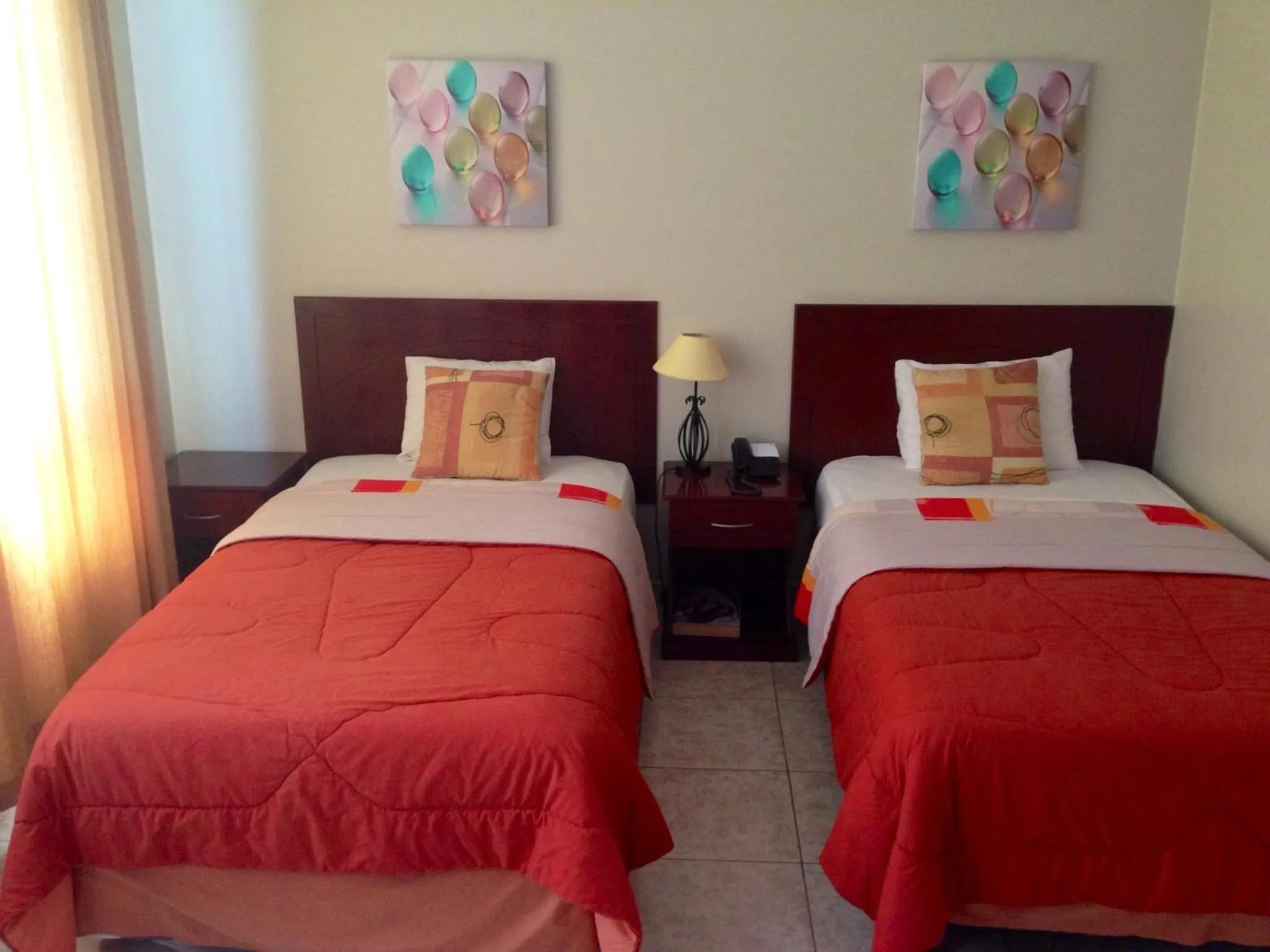 Bed in Hotel Air Suites