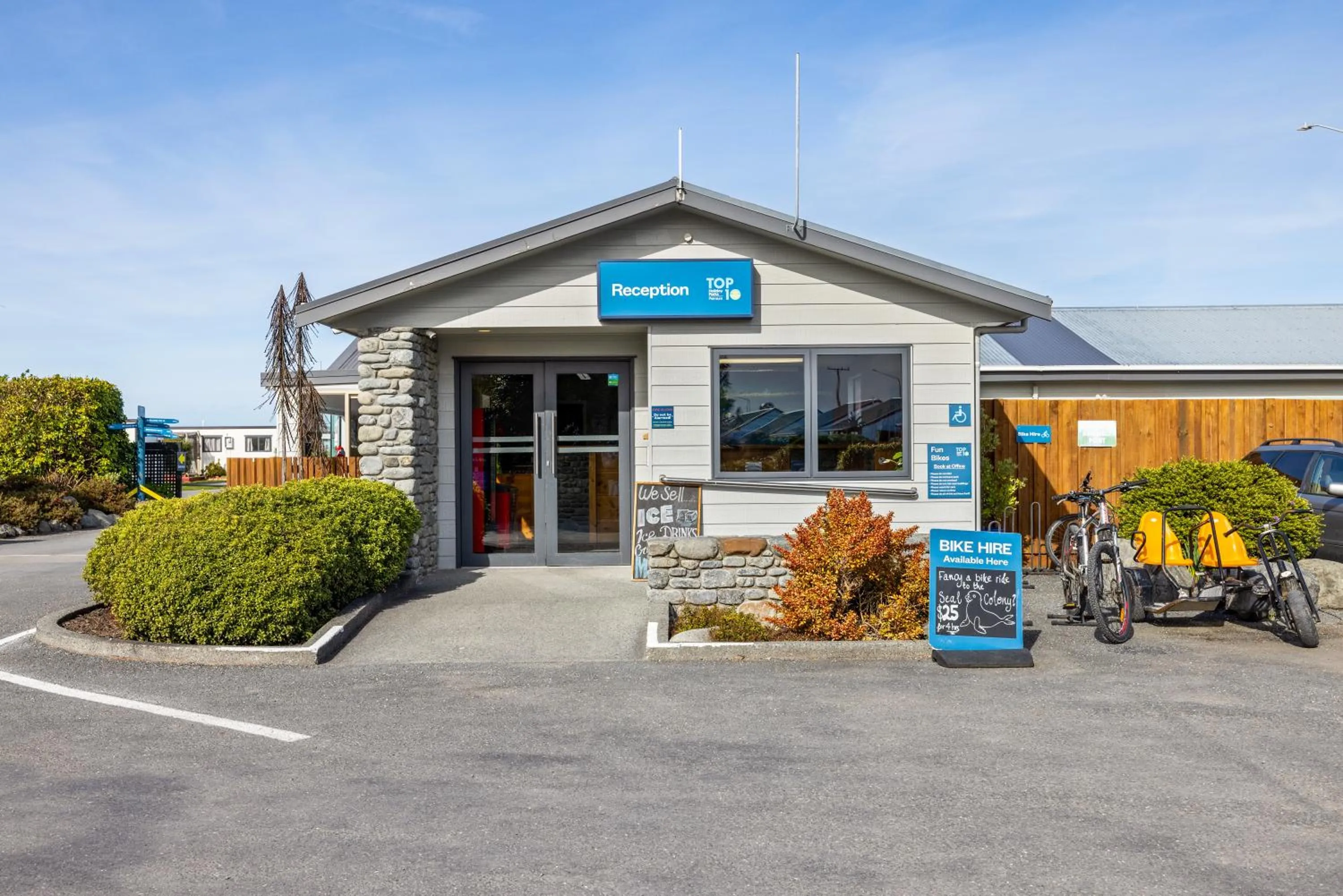 Lobby or reception in Kaikōura TOP 10 Holiday Park