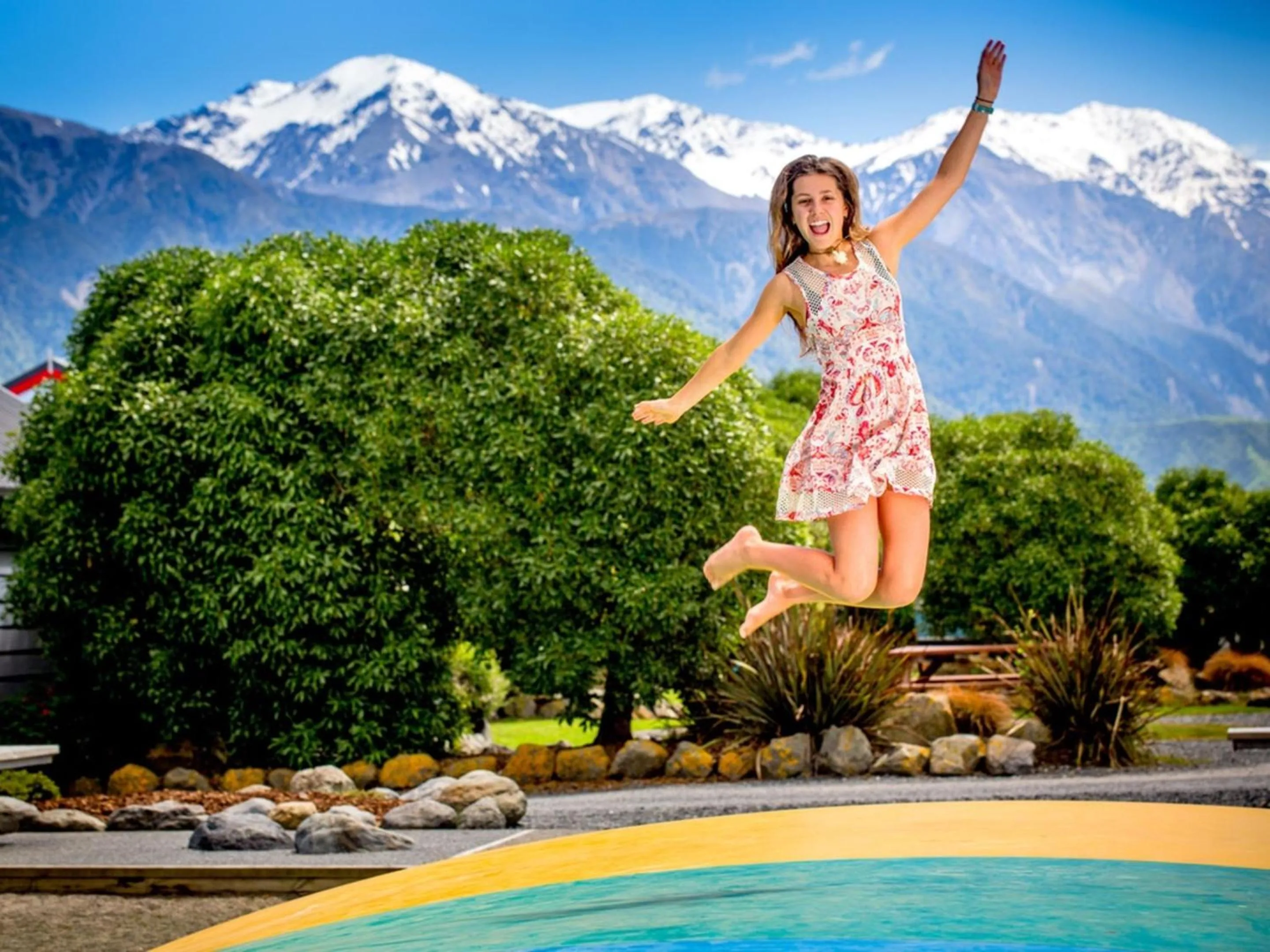 Children play ground in Kaikōura TOP 10 Holiday Park