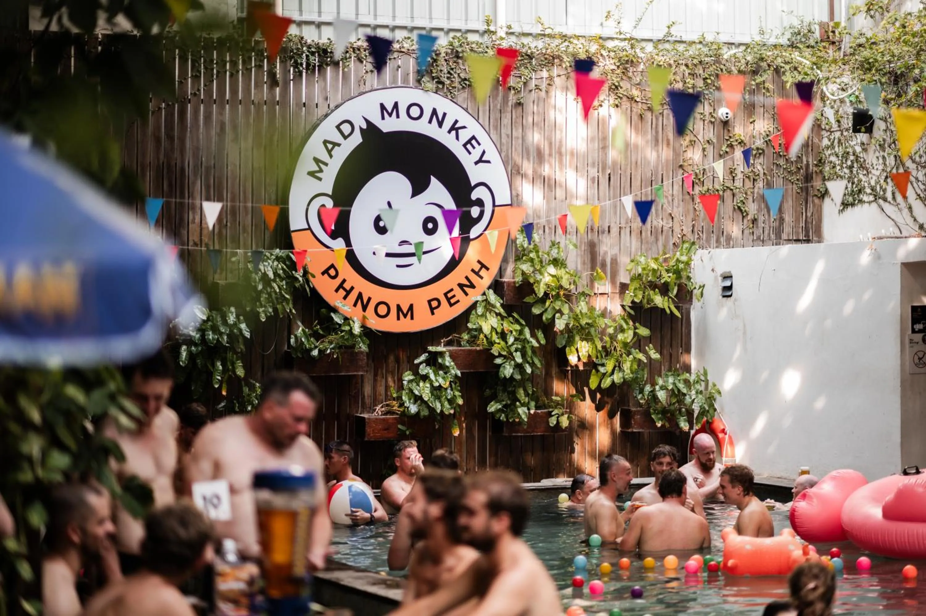 Swimming pool in Mad Monkey Hostel Phnom Penh