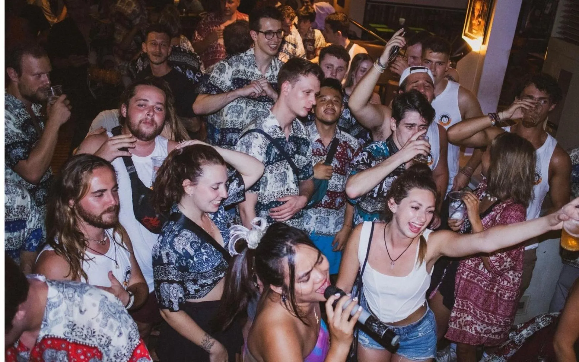 People in Mad Monkey Hostel Phnom Penh