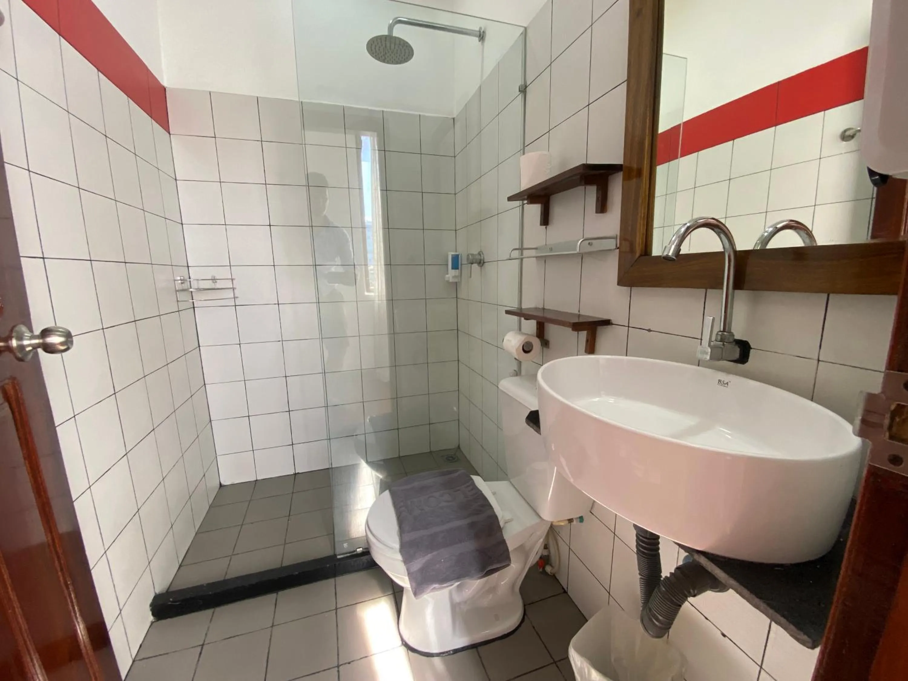 Toilet in Mad Monkey Hostel Phnom Penh