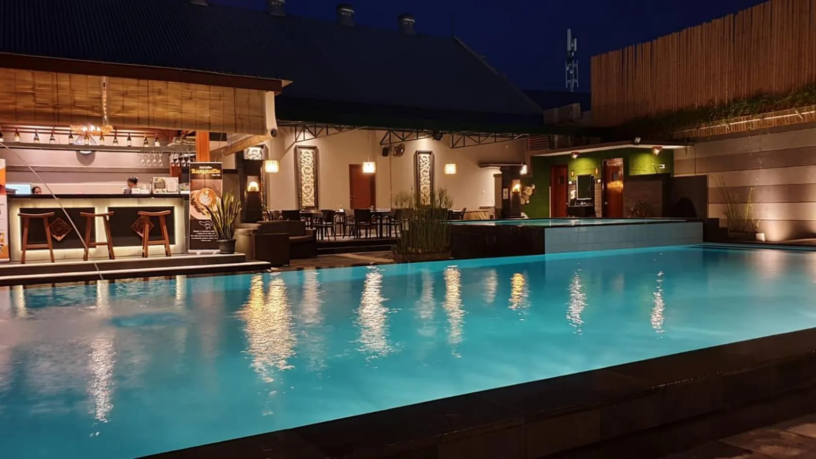 Pool view in The Banyumas Villa