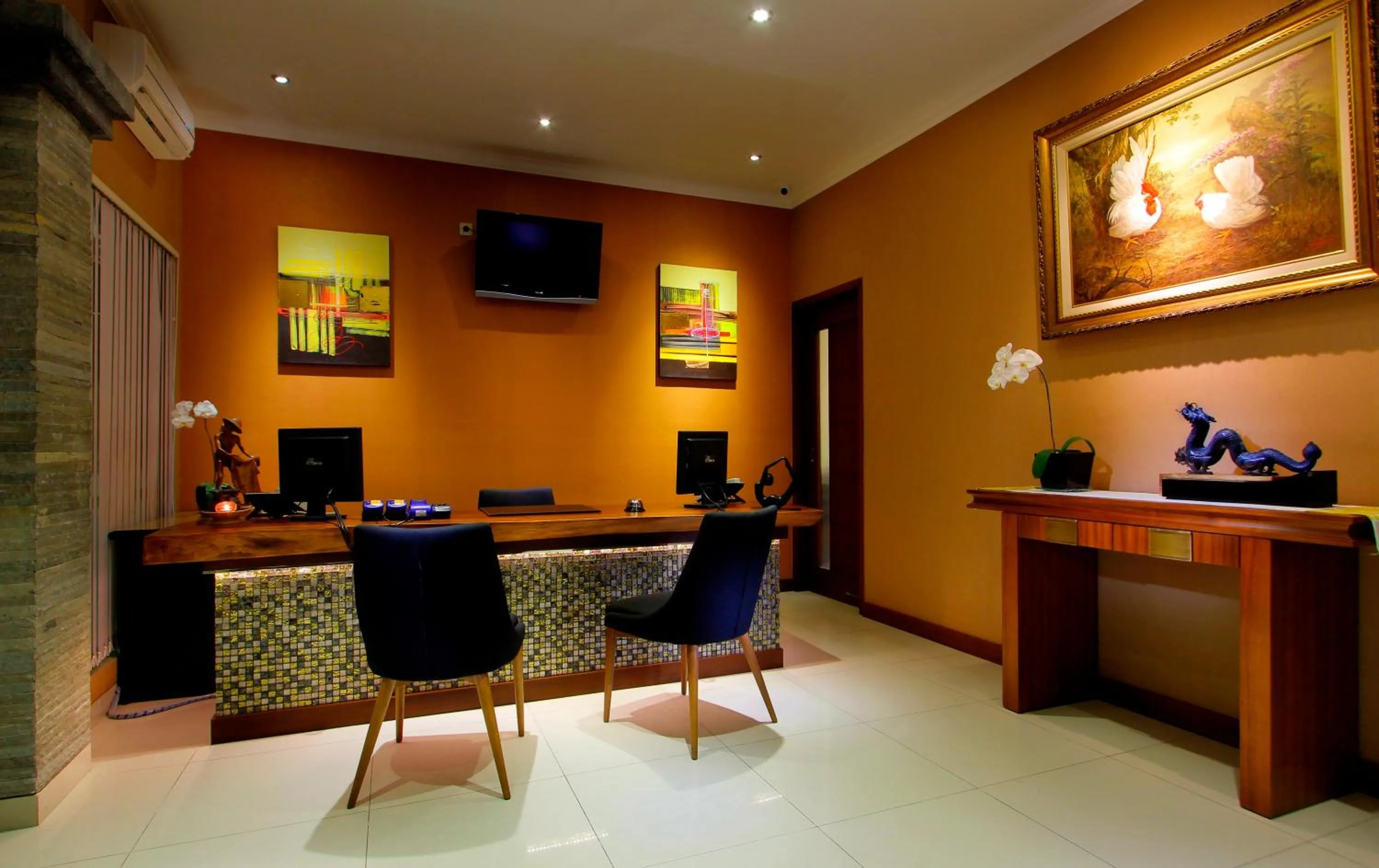 Lobby or reception in The Banyumas Villa