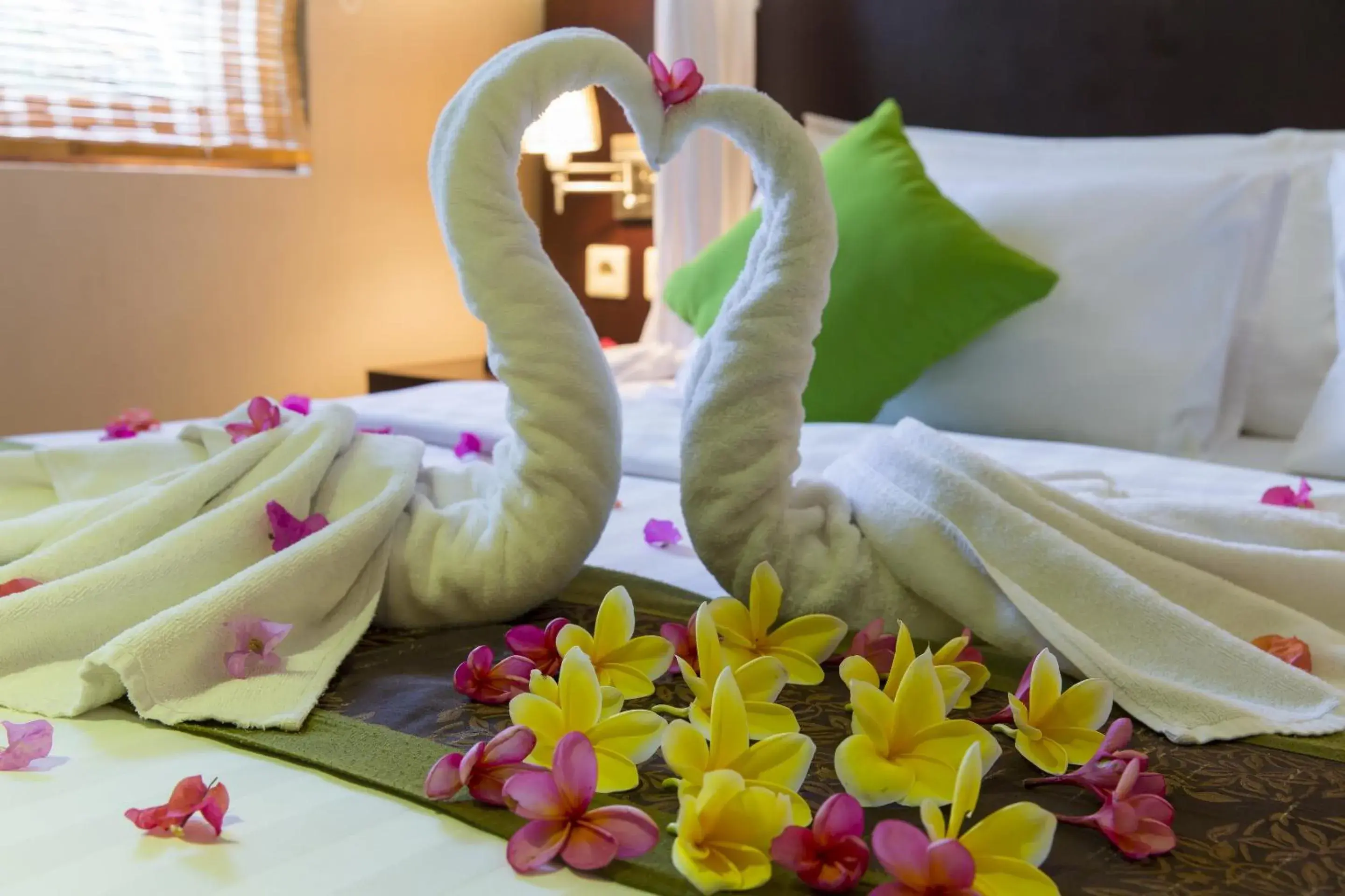 View (from property/room), Bed in The Banyumas Villa View (from property/room), Bed in The Banyumas Villa