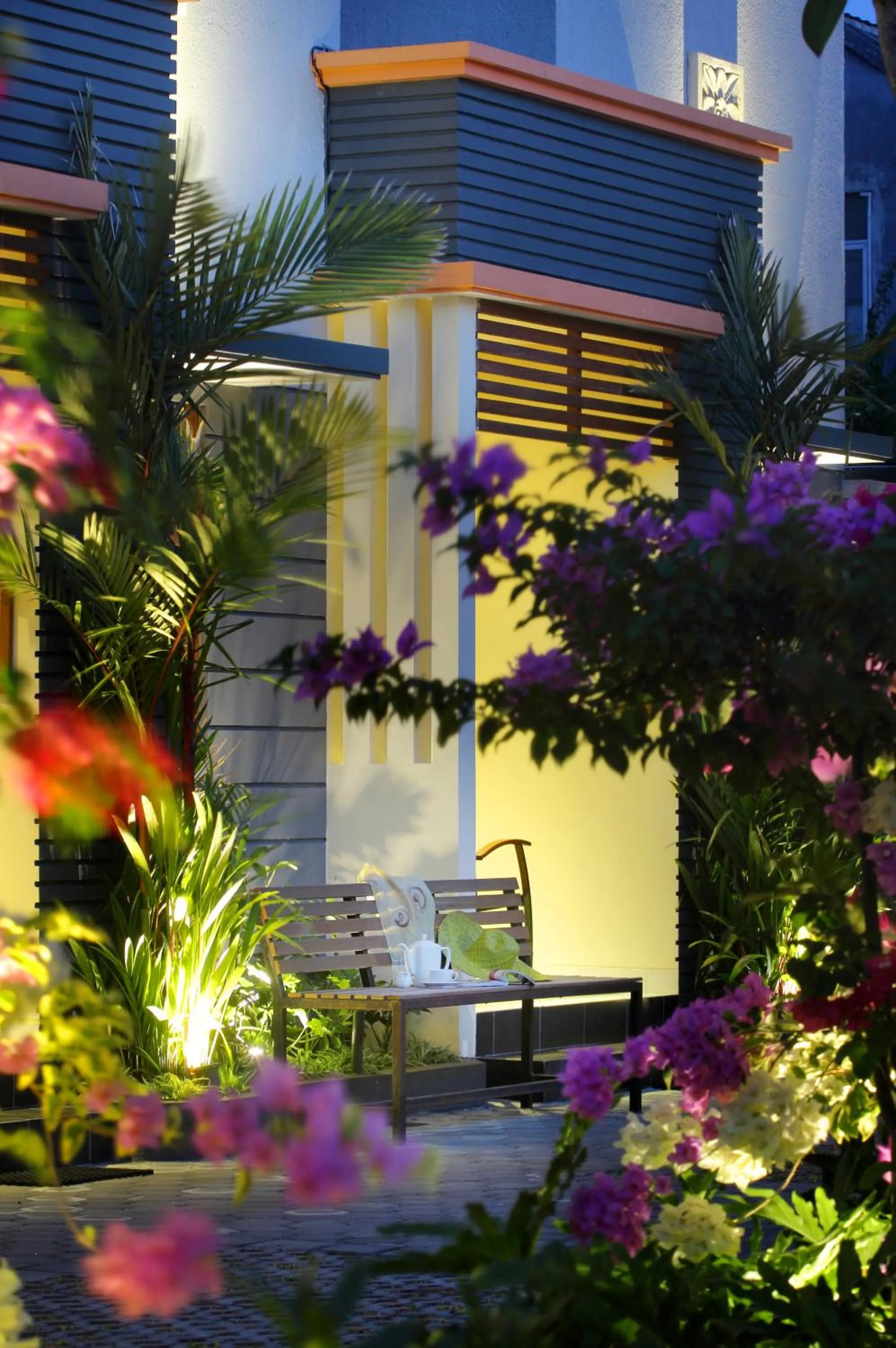 Balcony/Terrace in The Banyumas Villa
