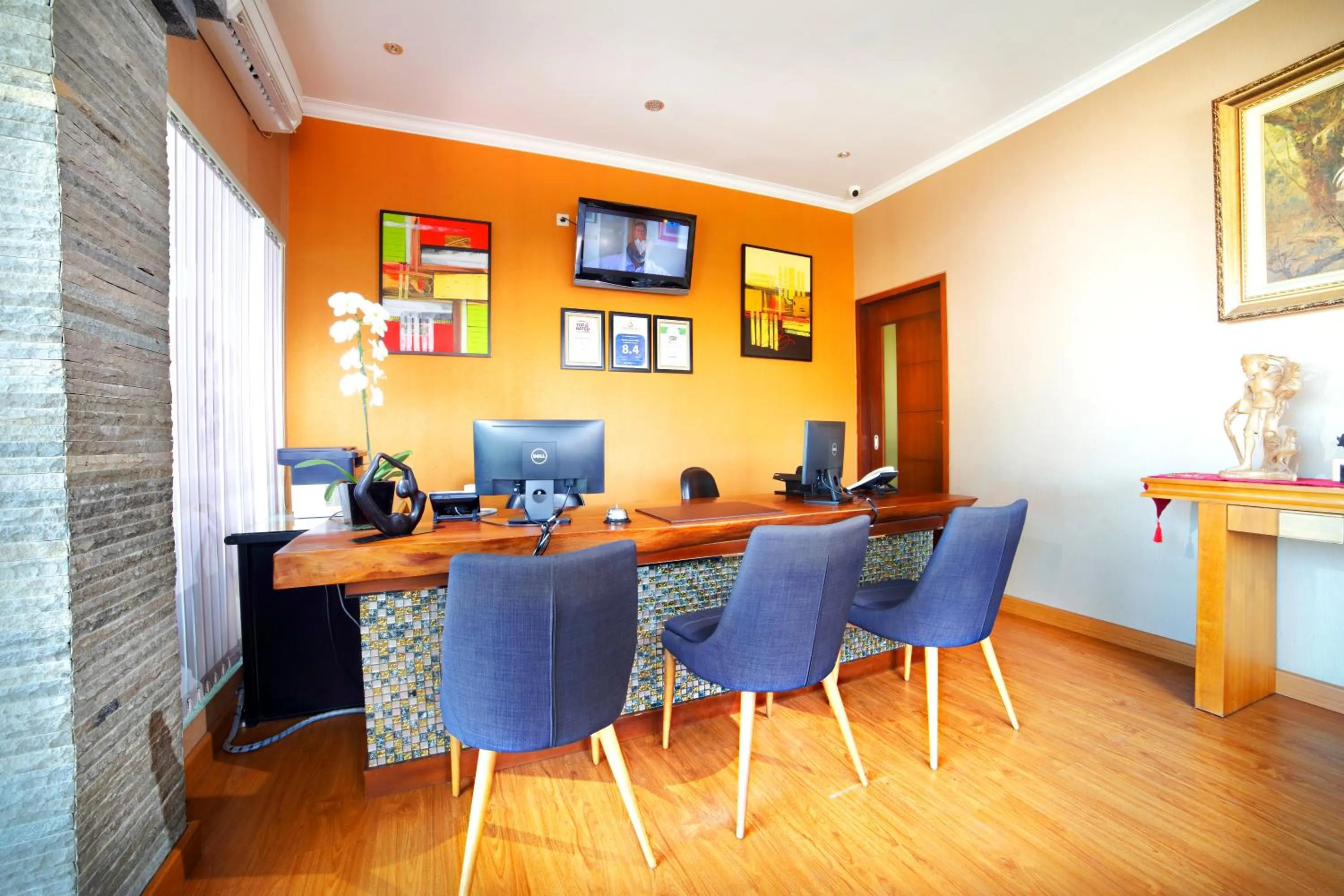 Lobby or reception in The Banyumas Villa