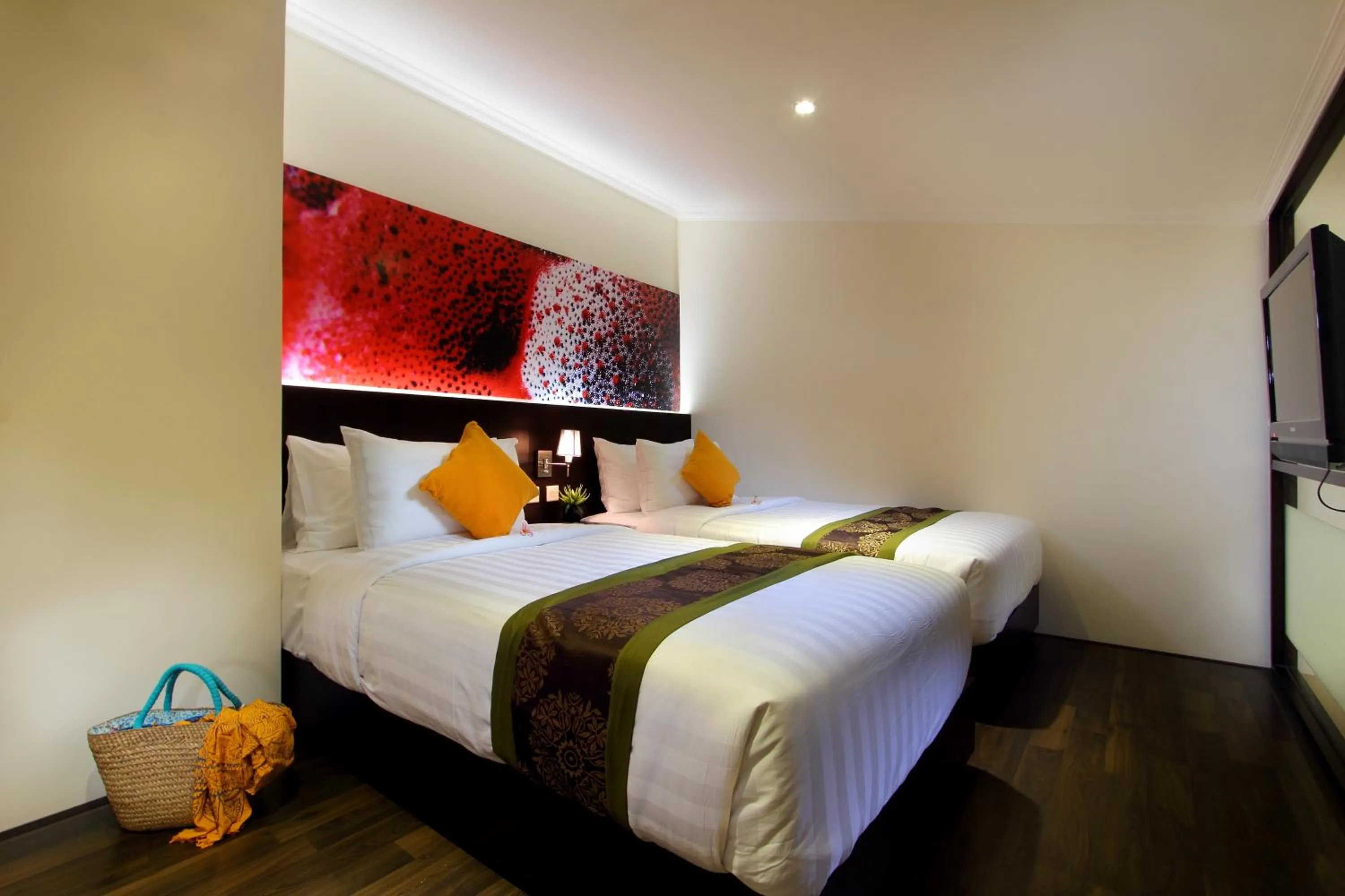 Bed in The Banyumas Villa