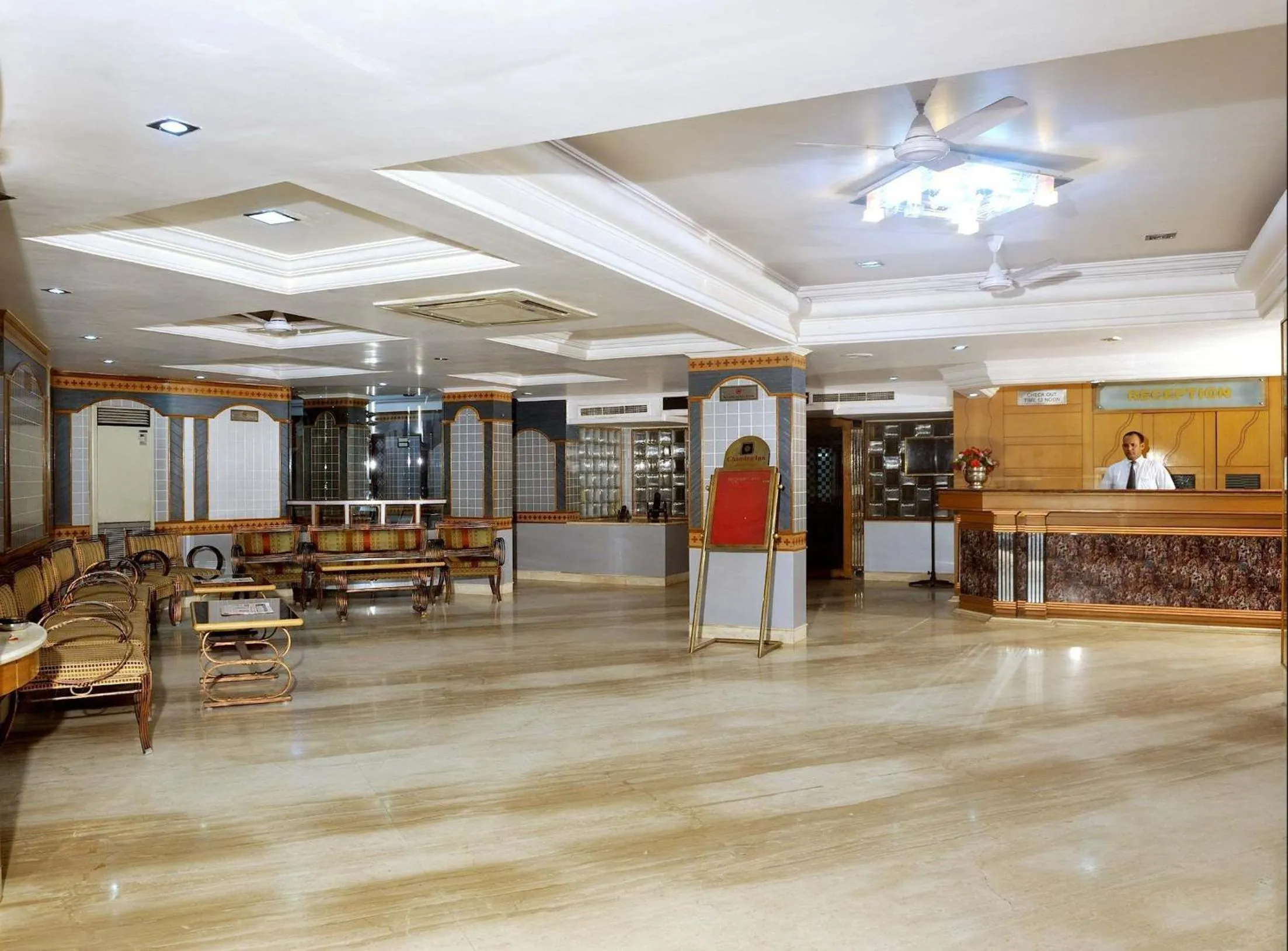 Lobby or reception in Chandra Inn