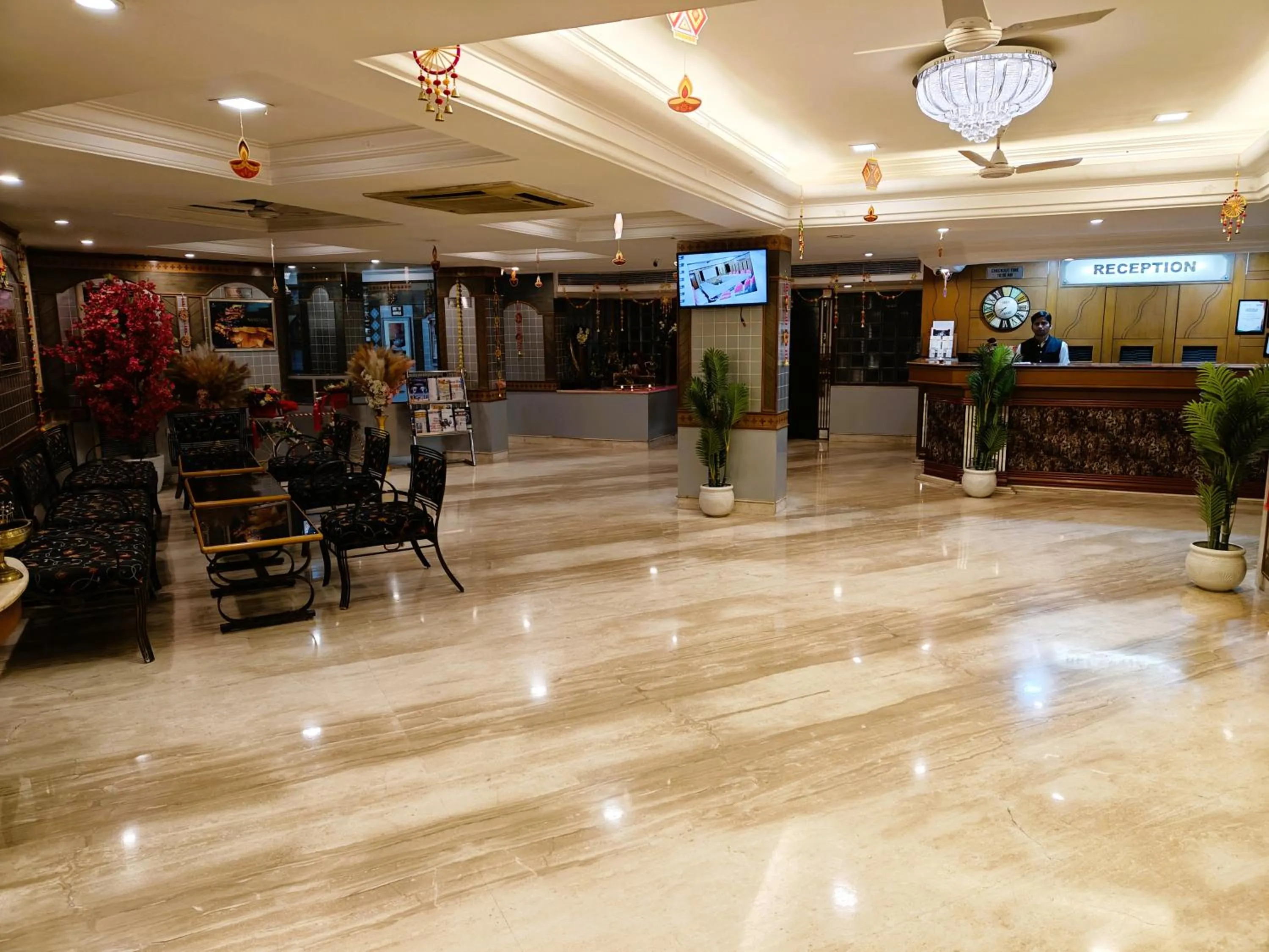 Lobby or reception in Chandra Inn