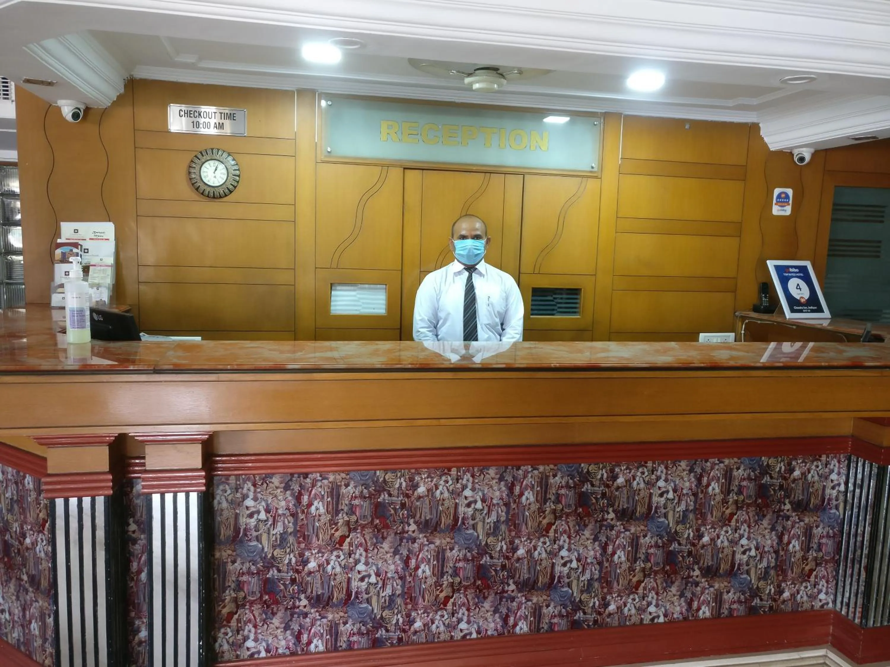 Lobby or reception in Chandra Inn