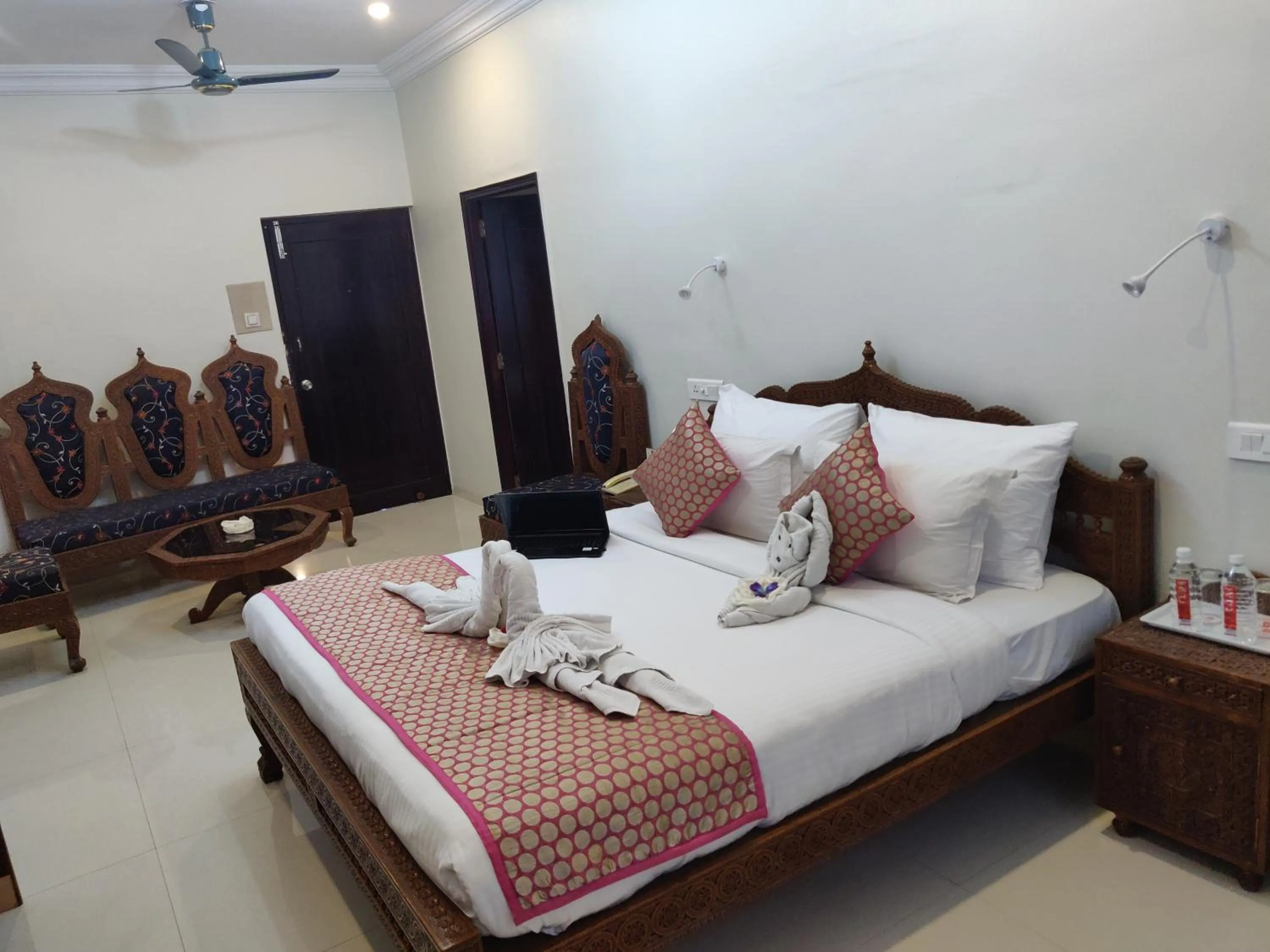 Bed in Chandra Inn