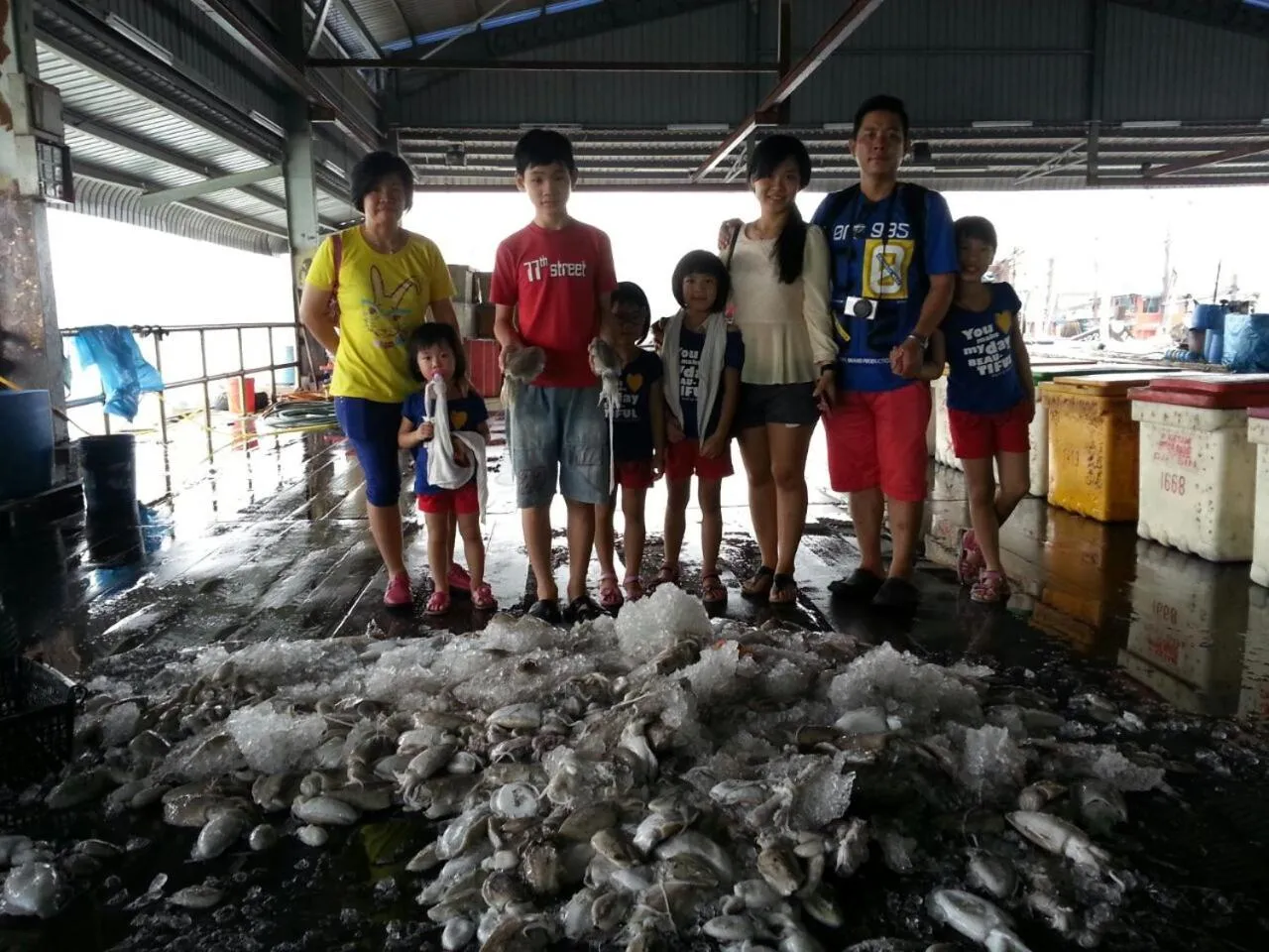 People in Sea Lion Pulau Ketam Bungalow Homestay