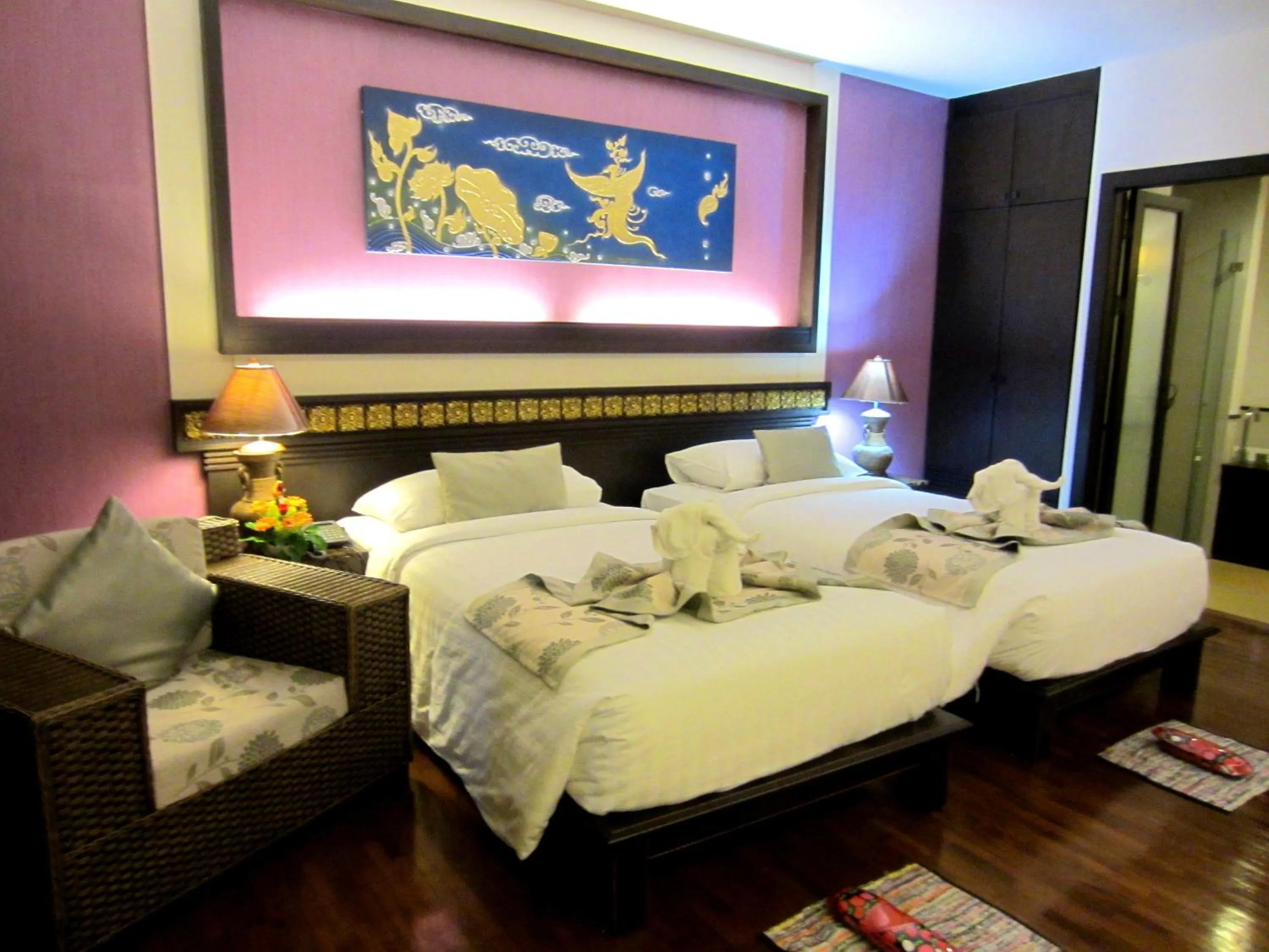 Photo of the whole room, Bed in Mountain Creek Wellness Resort Chiangmai