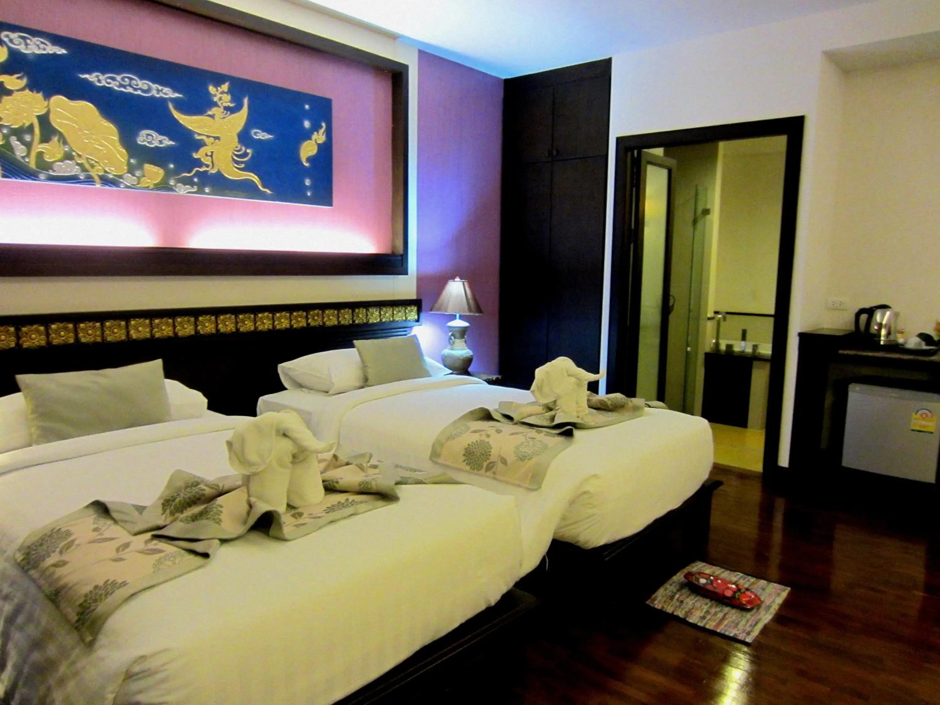 Photo of the whole room, Bed in Mountain Creek Wellness Resort Chiangmai