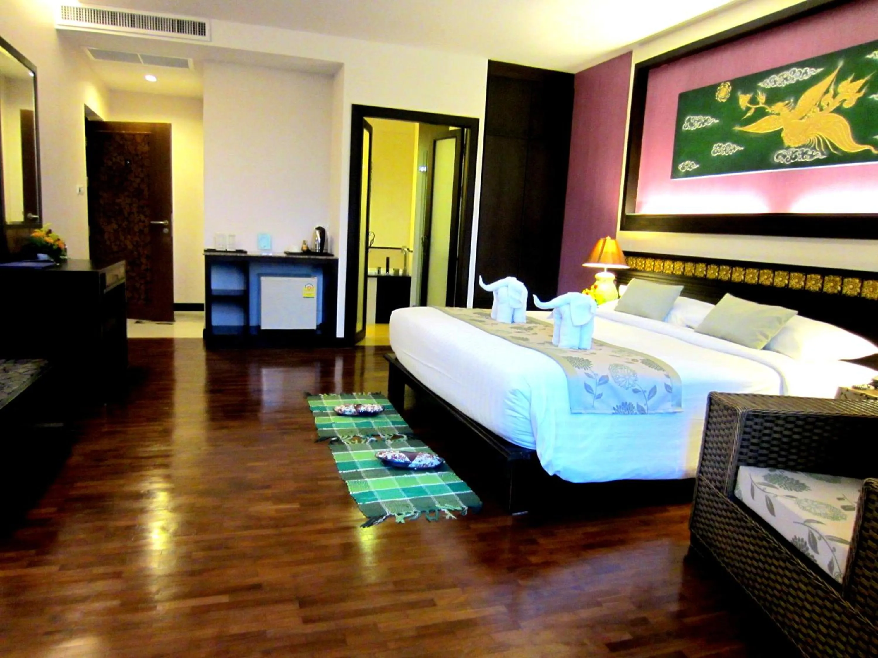 Photo of the whole room, Bed in Mountain Creek Wellness Resort Chiangmai