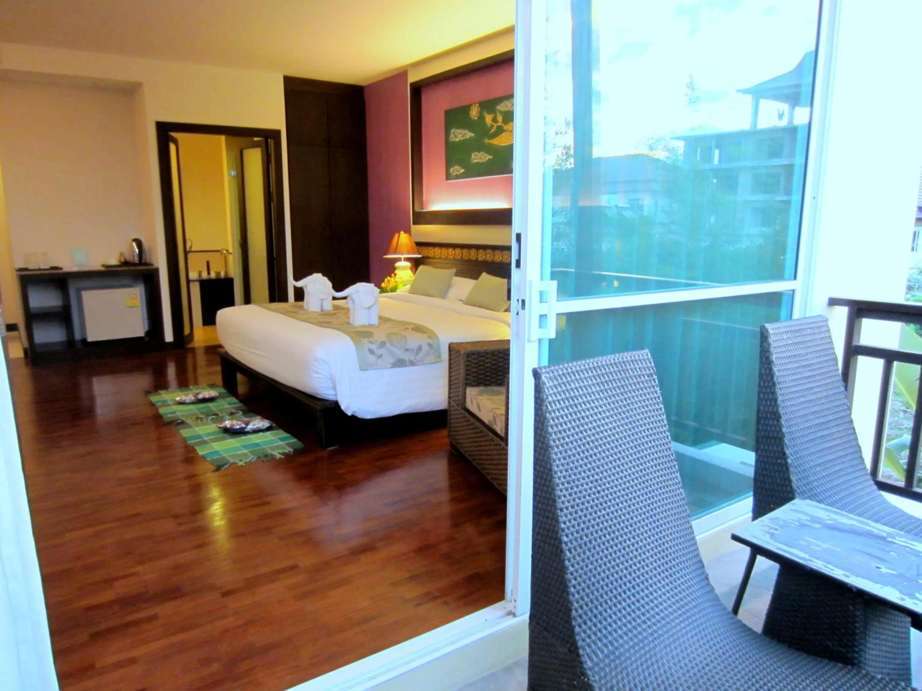 Photo of the whole room, Bed in Mountain Creek Wellness Resort Chiangmai